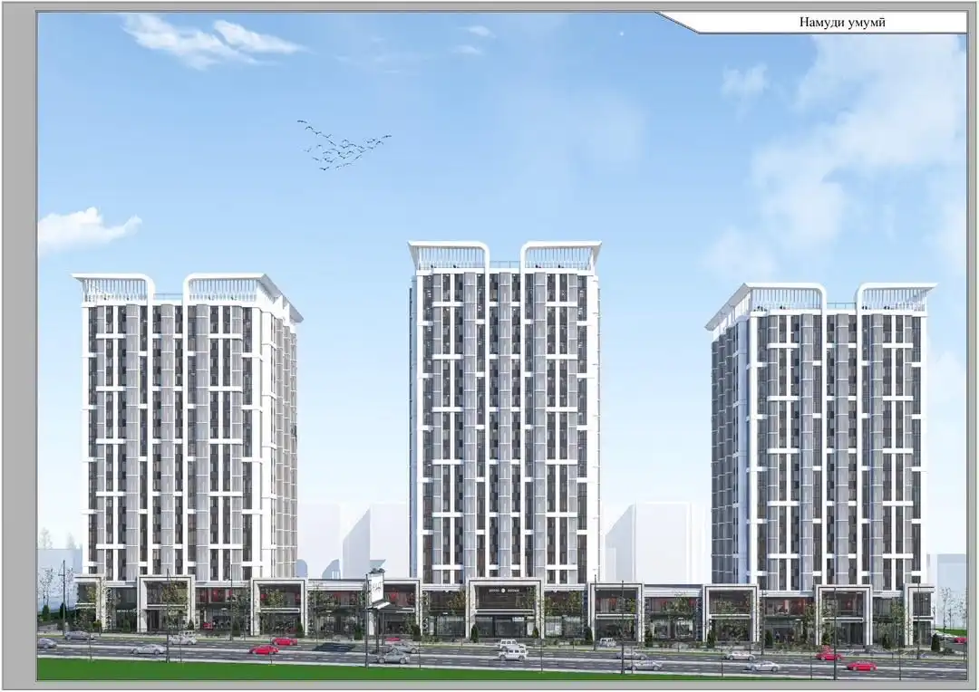 2-к квартира, 11 этаж, 89 м², 102