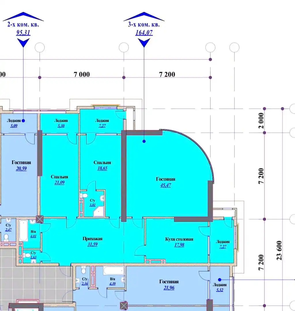 3-к квартира, 16 этаж, 164 м², Шоҳмансур