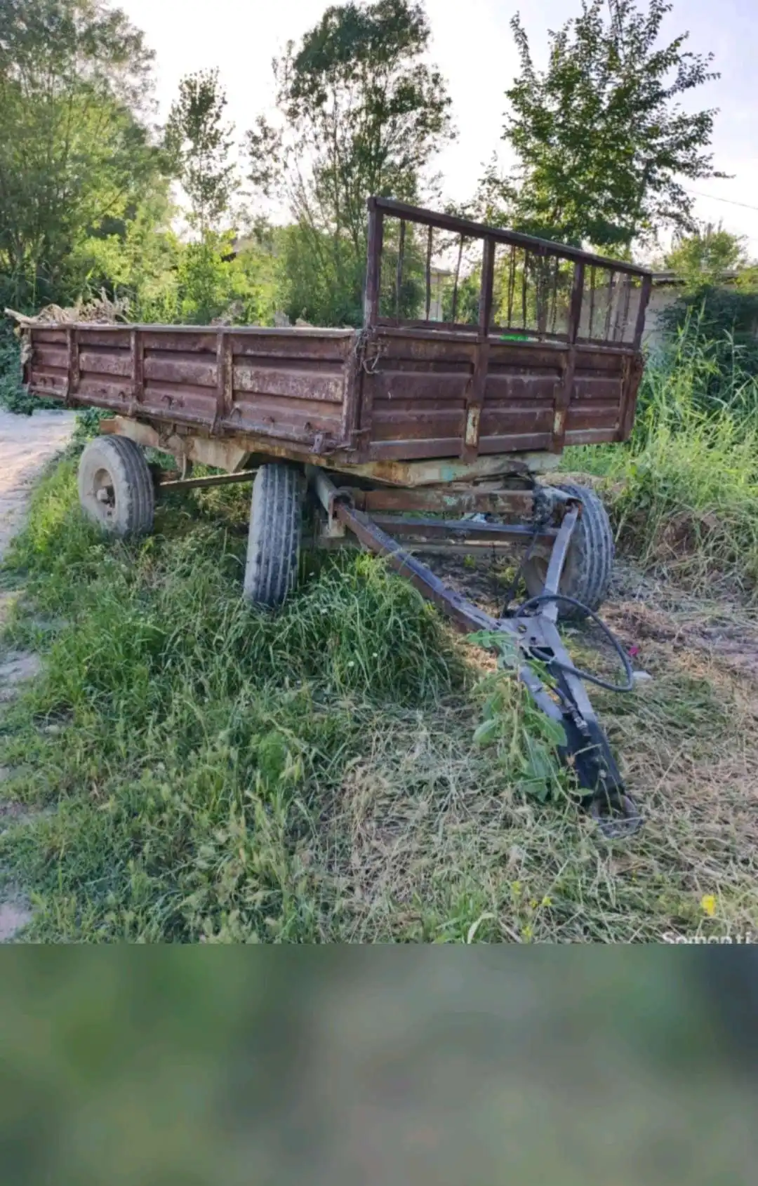 Трактор комбайн прицеп
