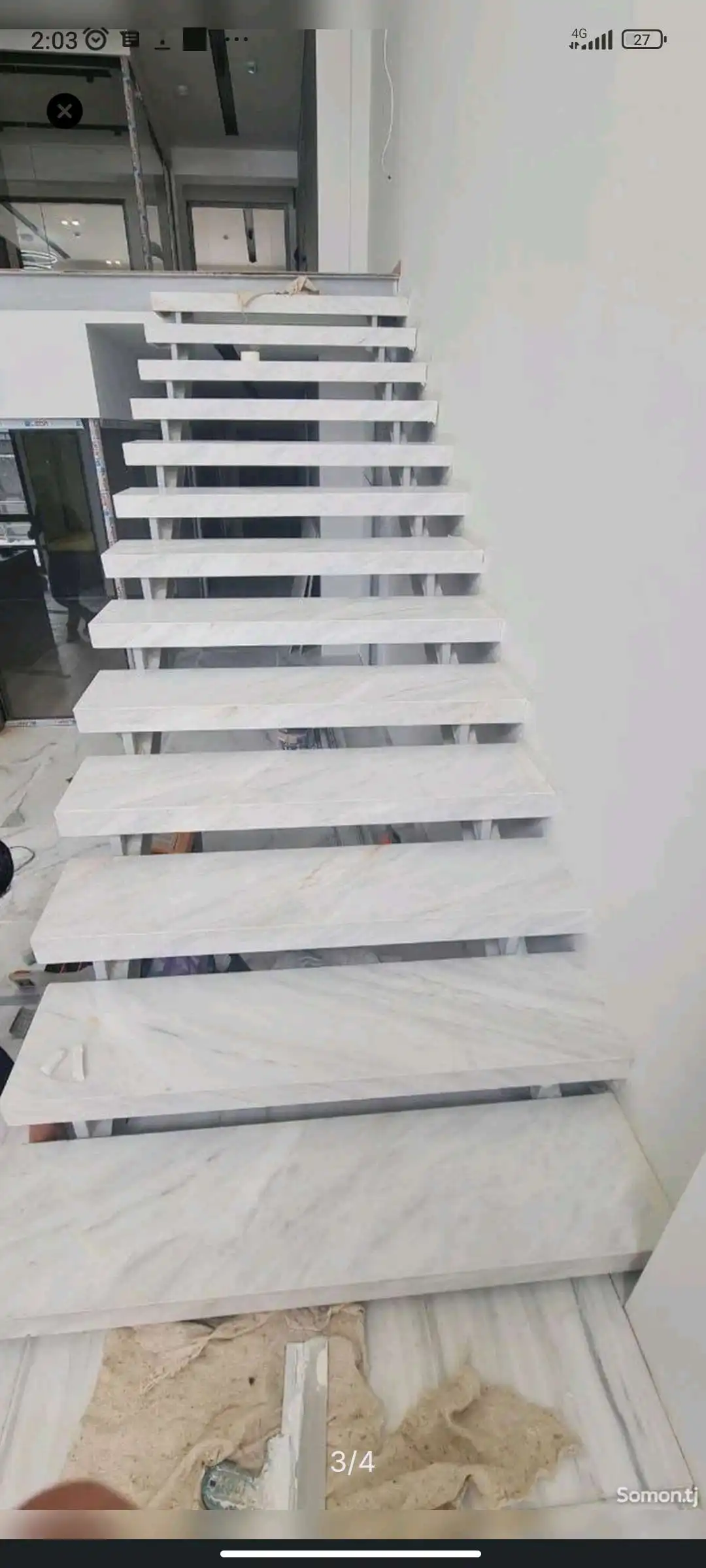 Столешница из натурального мрамора