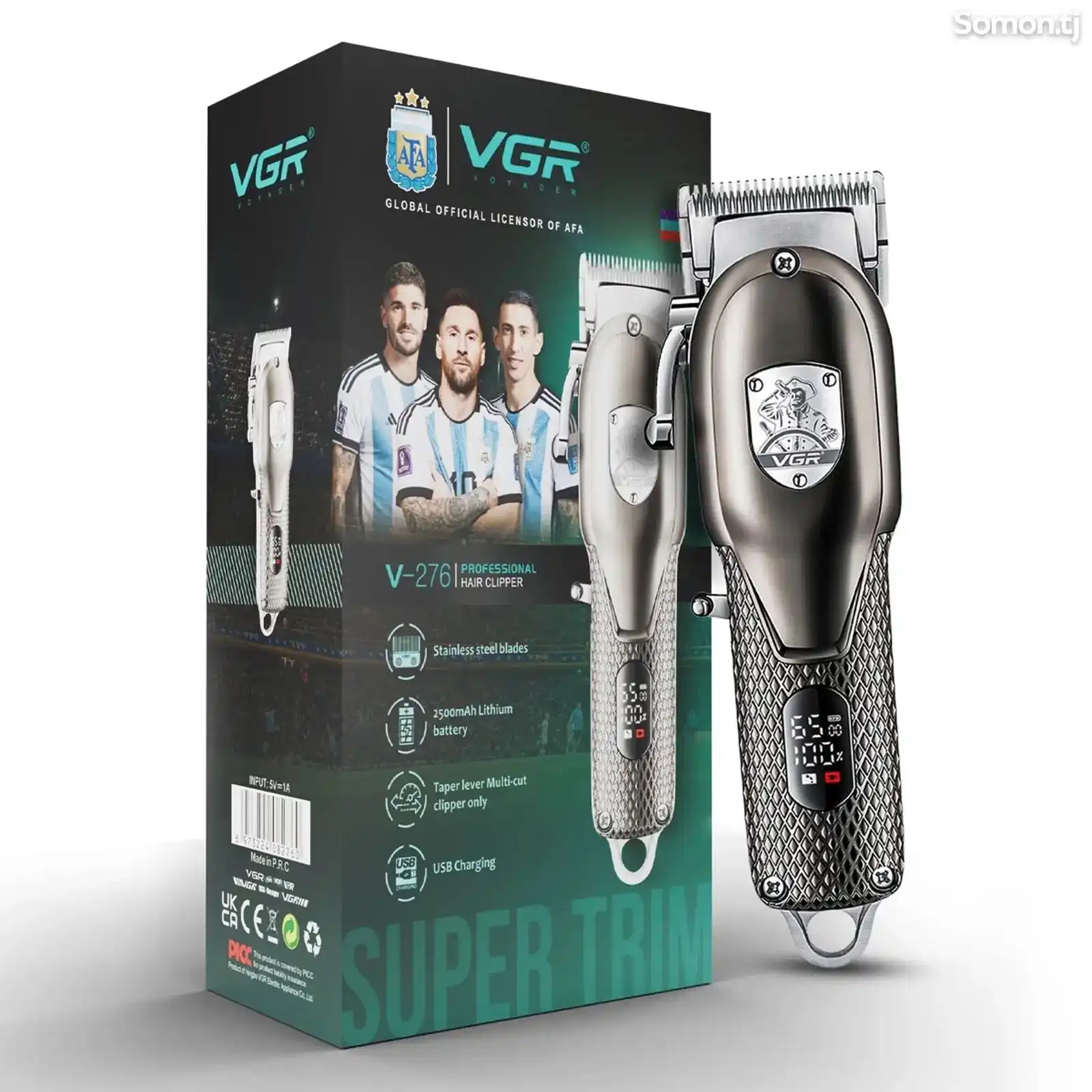 Машинка барои мӯйсартарошӣ VGR V-276 Professional 