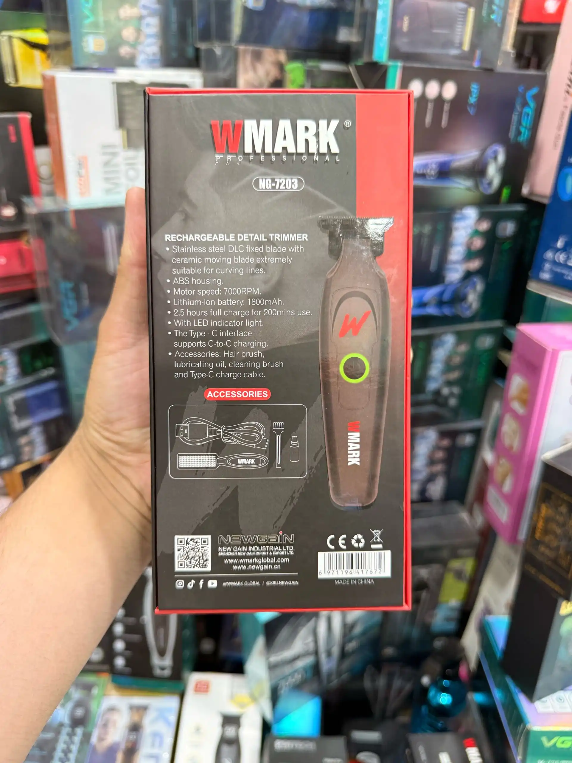 Триммери касбии WMARK NG-7203 CURVE PRO 