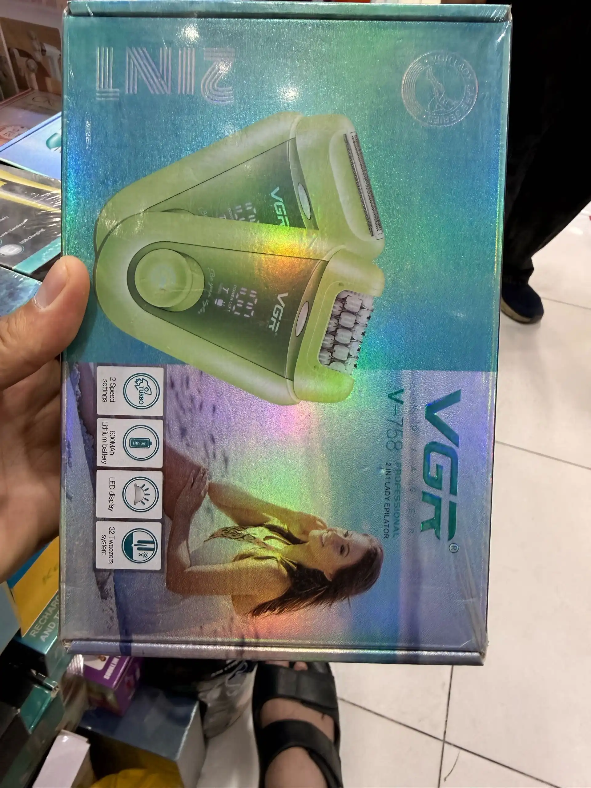Эпилятори касбии 2-дар-1 VGR V-758 Original