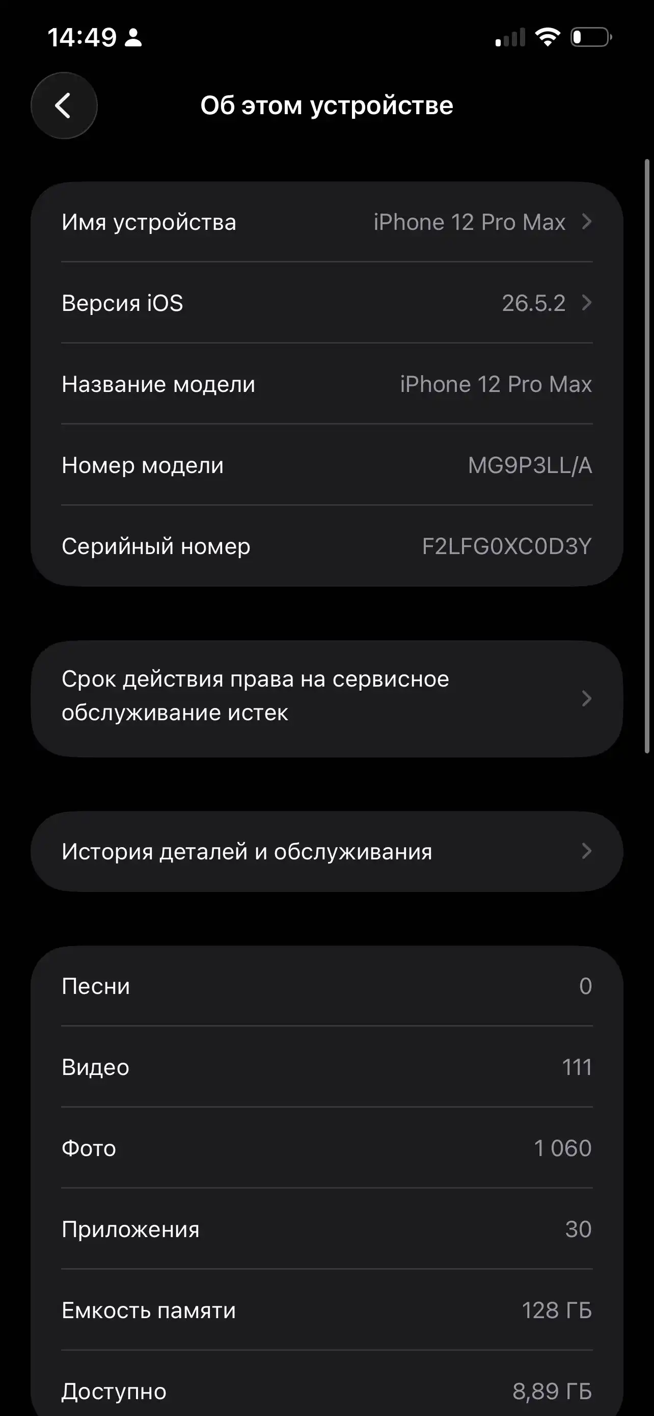 Apple IPhone 12 Pro Max 128 gb