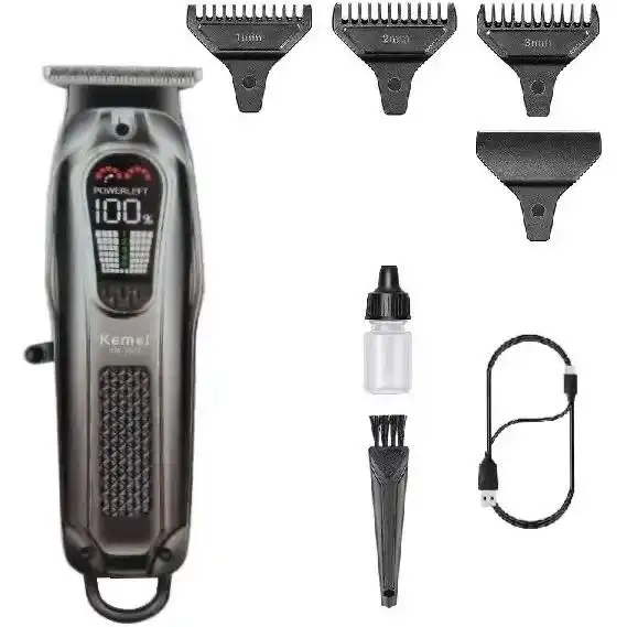 Машинкаи касбии Kemei KM-1675 барои ороиши соч 