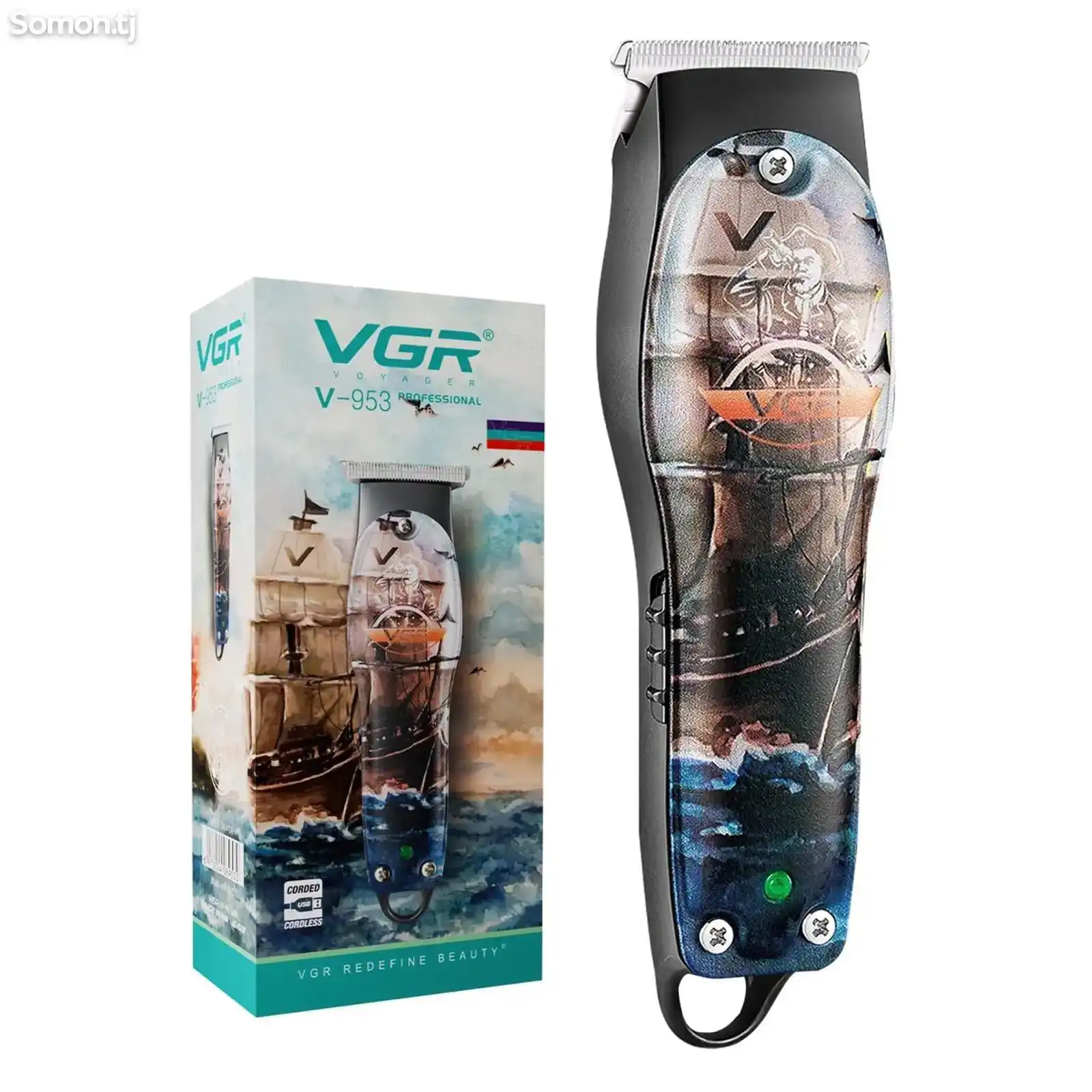 Машинка барои тарошидани соч ва риш – VGR V-953 