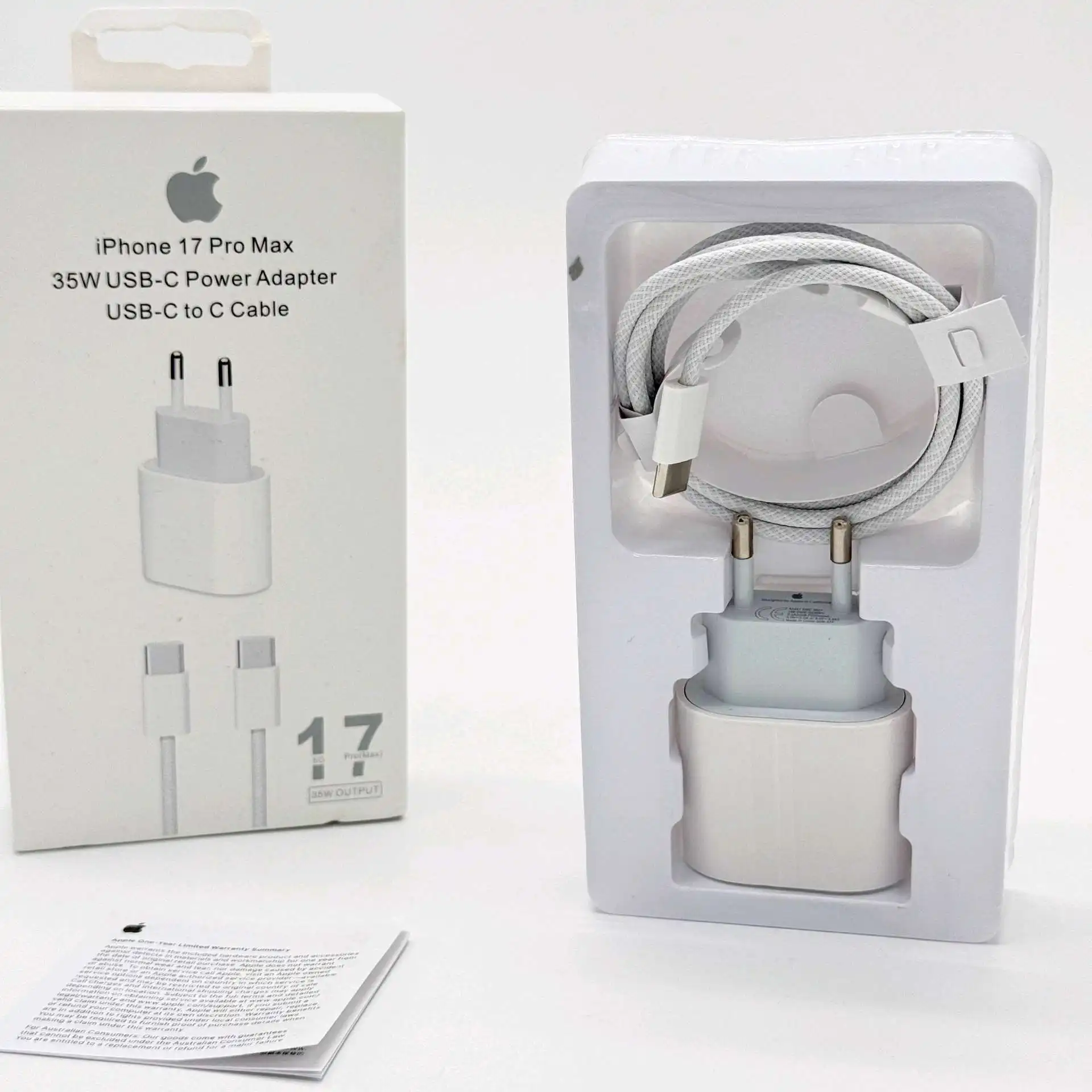 Power Adapter+cable Apple phone 17 35w  