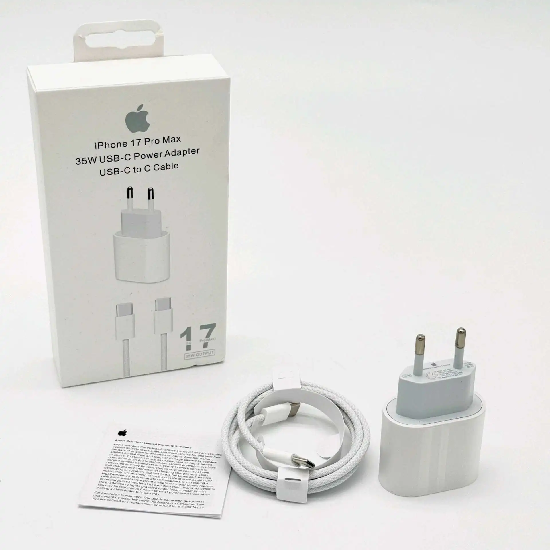 Power Adapter+cable Apple phone 17 35w  