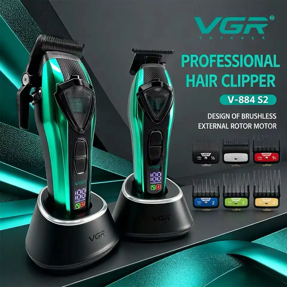 Маҷмӯаи касбии VGR V-884 S2 (Машинка ва Тример)