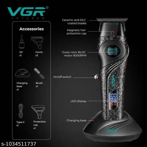 Триммери касбии VGR V-857T (BLDC Motor 9000 RPM)