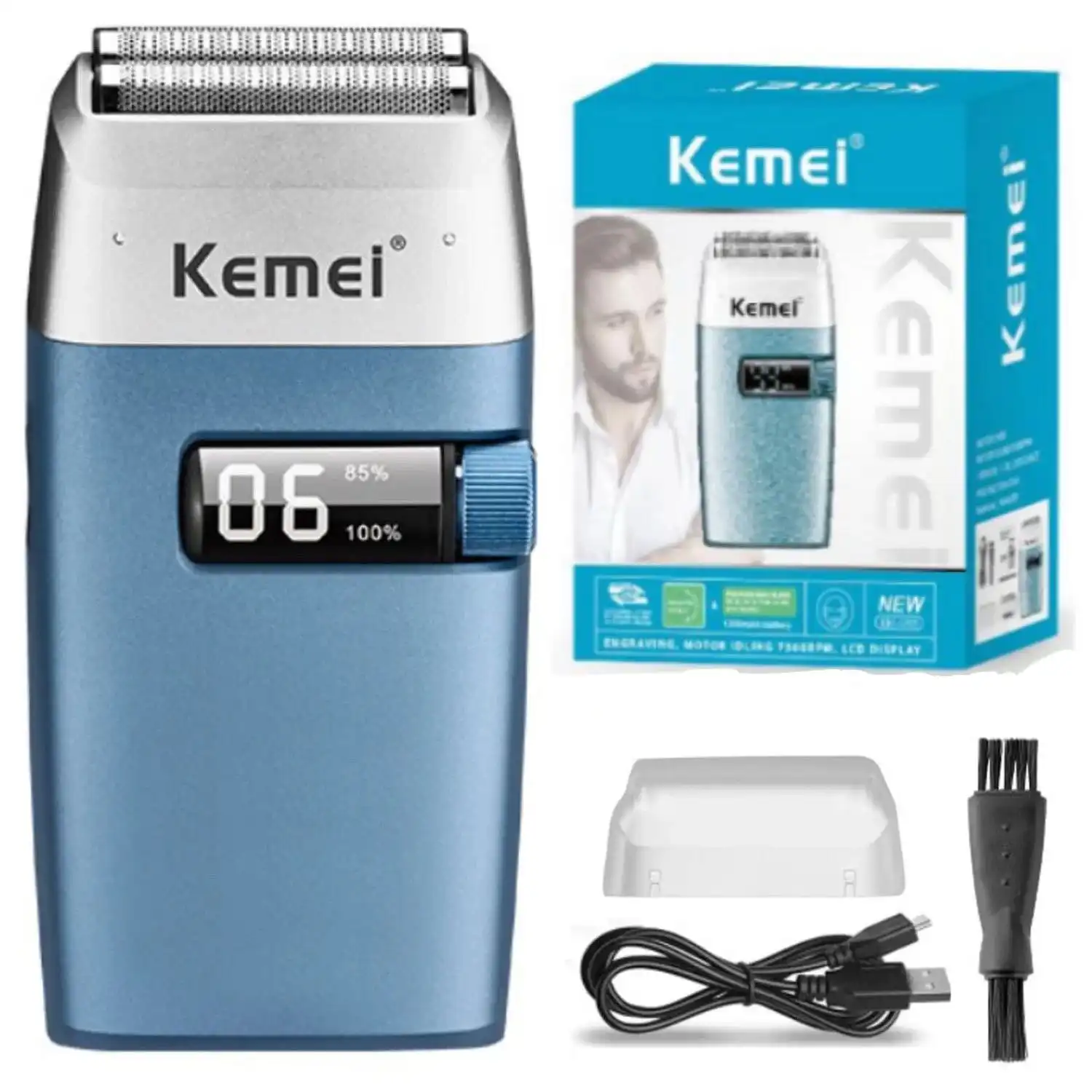 Kemei KM-3385 — мошини риштарошии электронии касбӣ