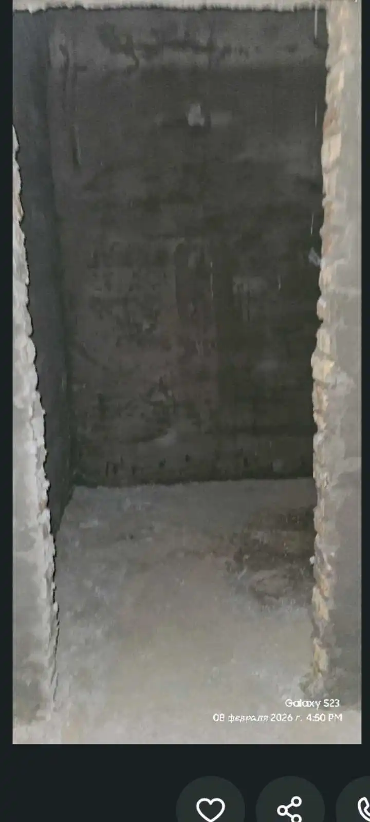 1-к квартира, Цокольный этаж, 38 м², 8 мкр мактаби болоекат