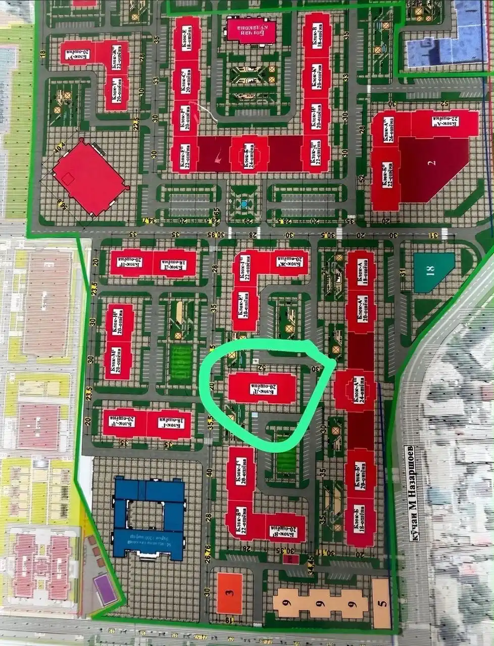 3-к квартира, 5 этаж, 107 м², Шохмансур