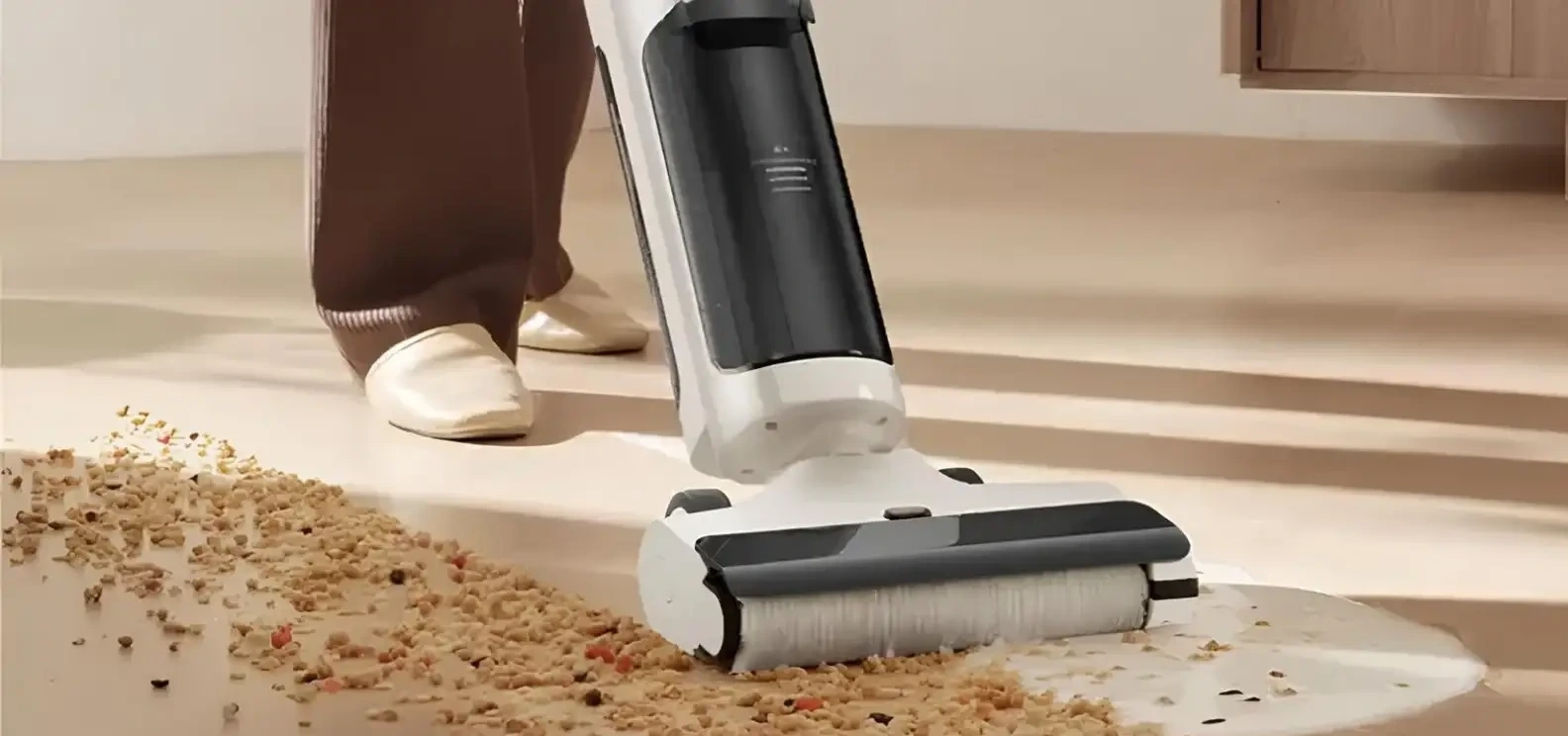 Беспроводной моющий пылесос Xiaomi Mijia Wireless Floor Scrubber — фото 14