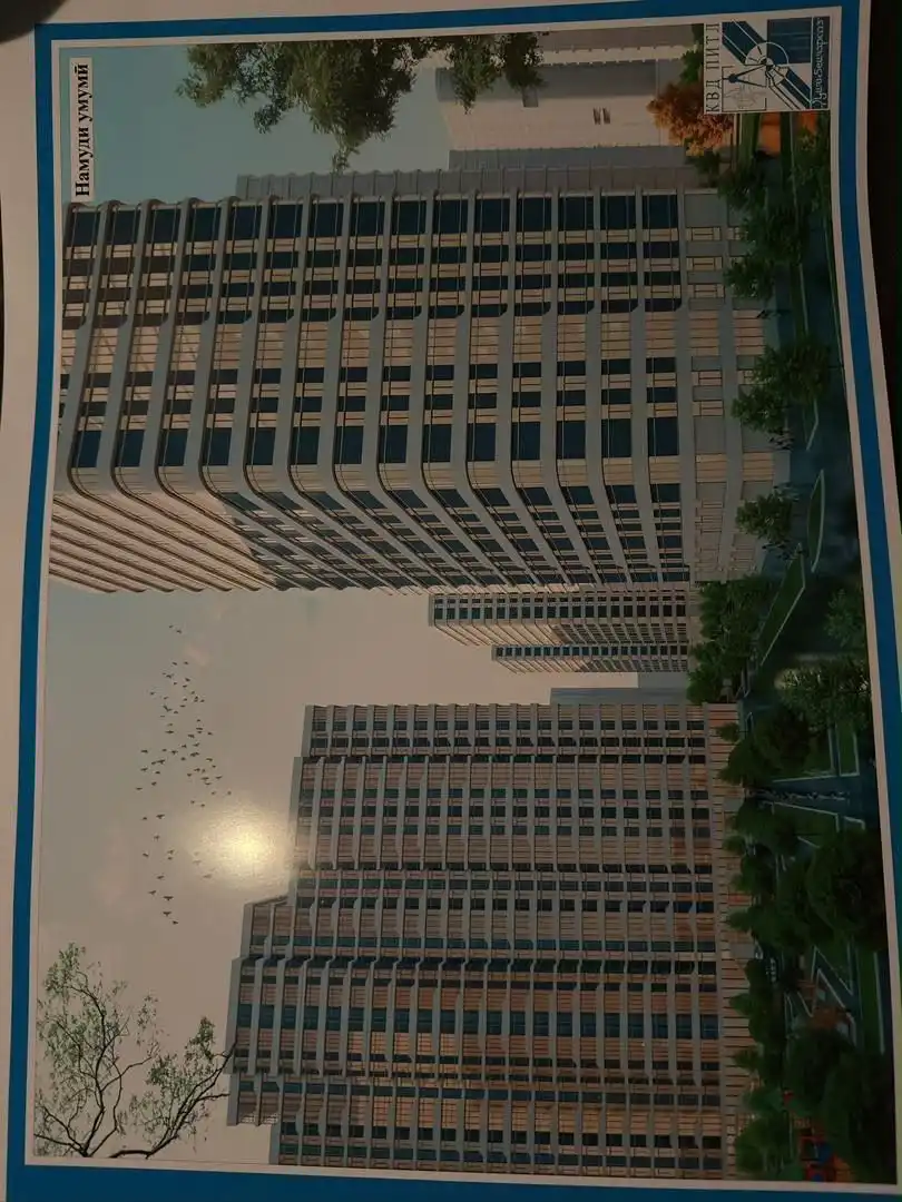 1-к квартира, 6 этаж, 53 м², Шохмансур
