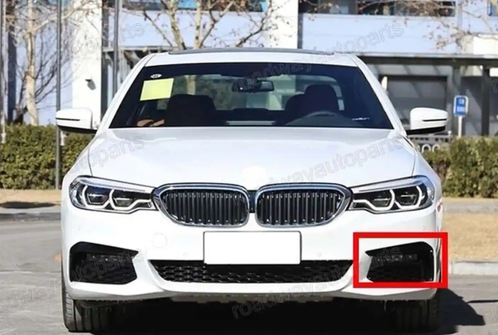 Накладка бампера на BMW G30 M — фото 2