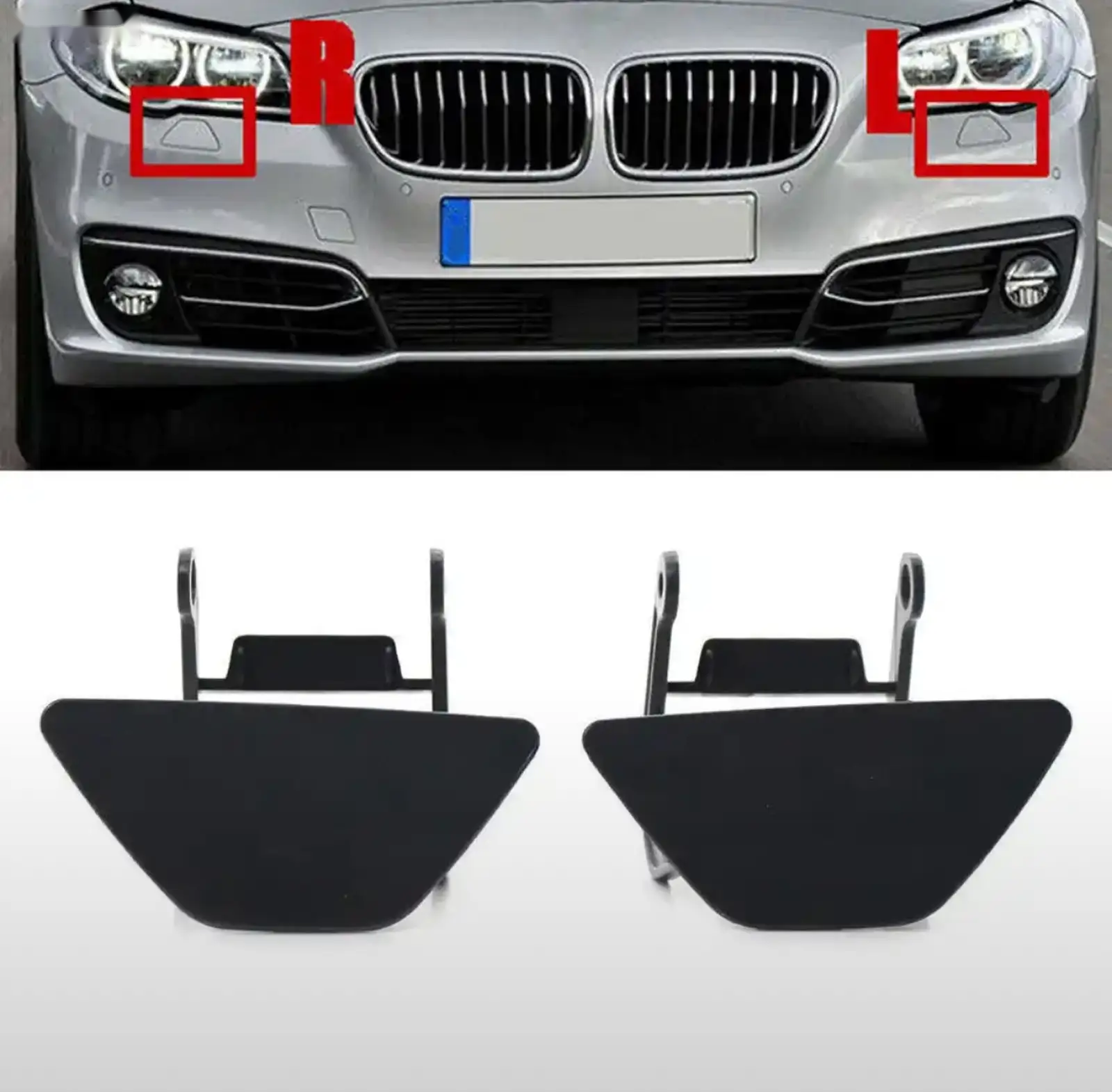 Крышка омывателя фары BMW F10 рестайлинг LCI 2013-2016 — фото 4