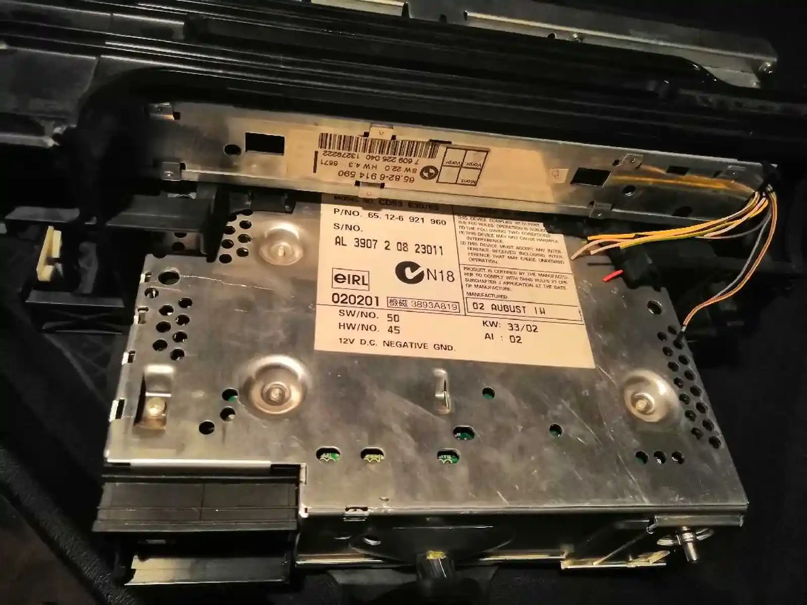 Автомагнитола от BMW E39 — фото 4