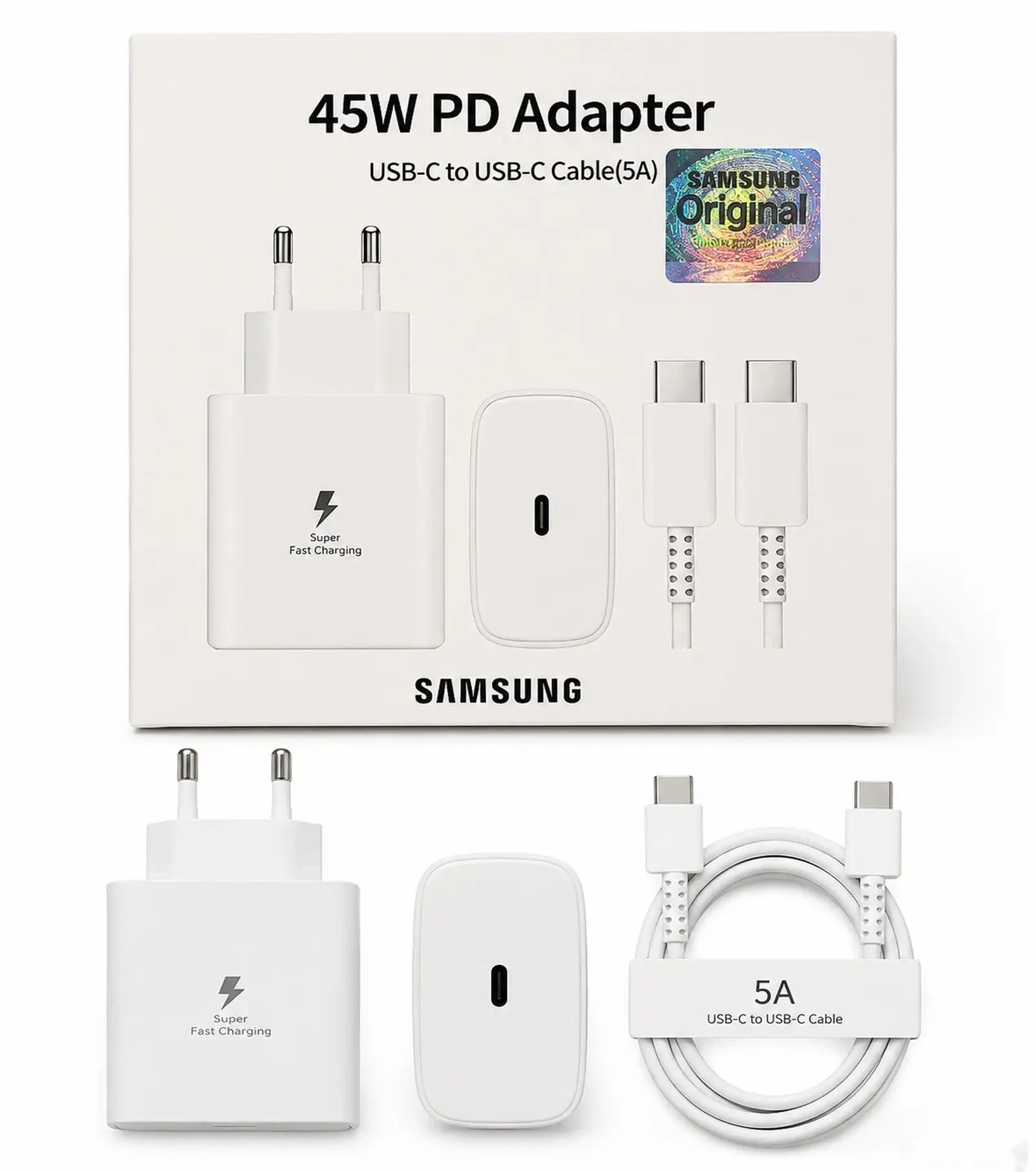 Зарядники аслии Samsung 45W PD Adapter Super Fast Charger — фото 4