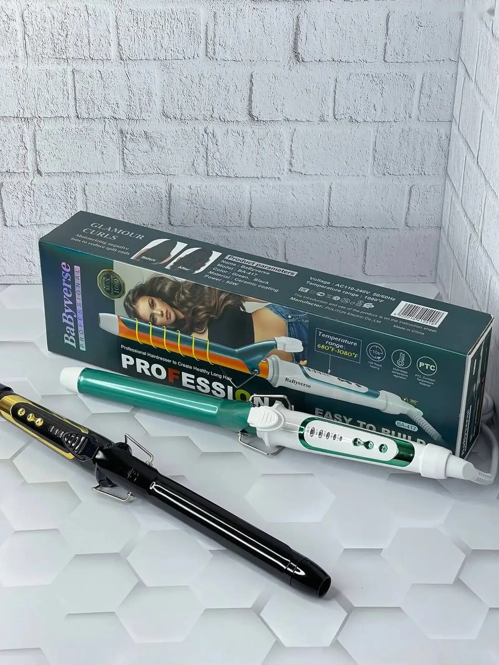 Плойка барои ҷингила кардани соч Hair Curler BarBieliss BA-417 — фото 2