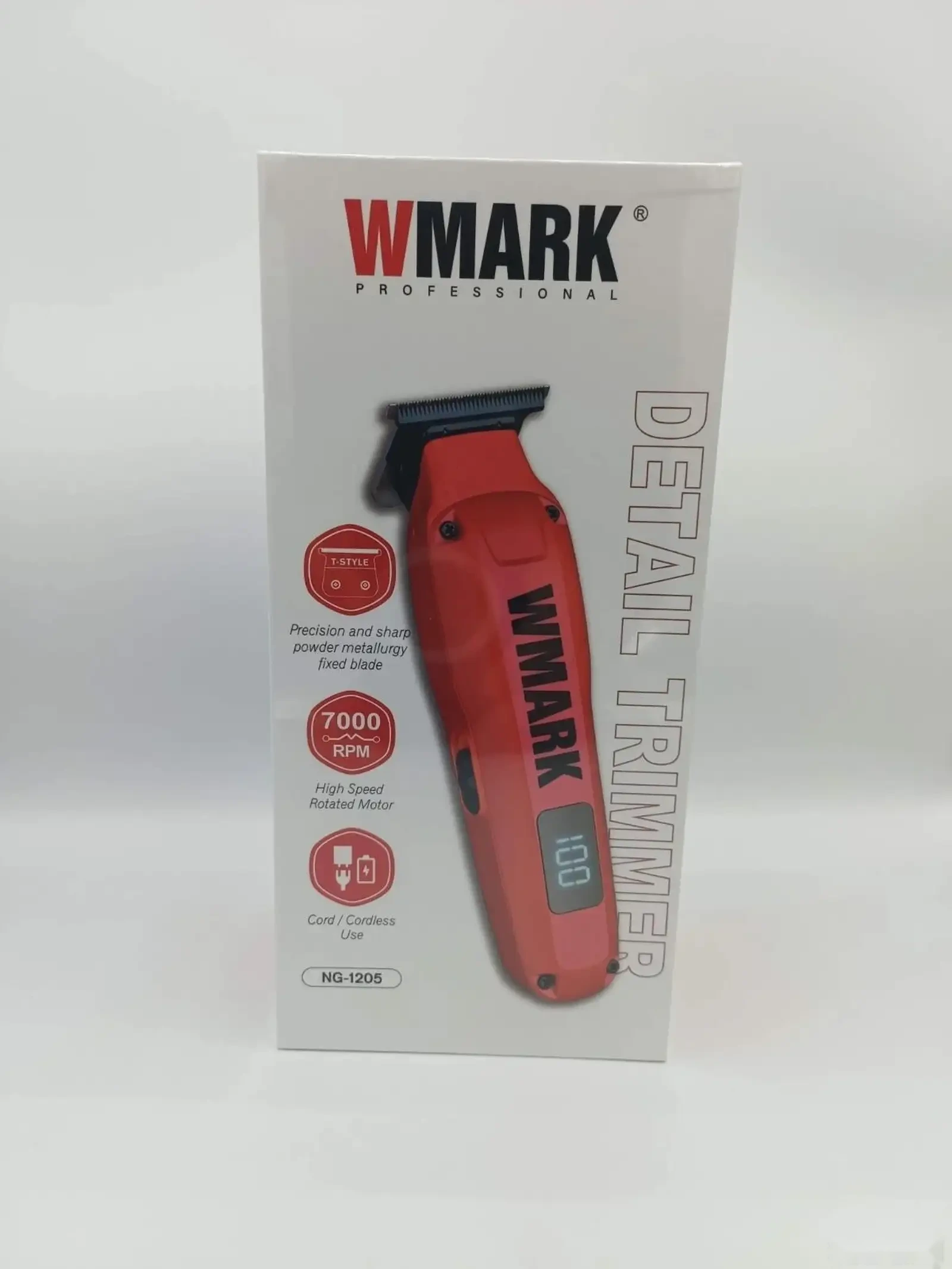 Тримери касбии Wmark NG-1205 Интихоби беҳтарин барои риш ва мӯйсар — фото 4