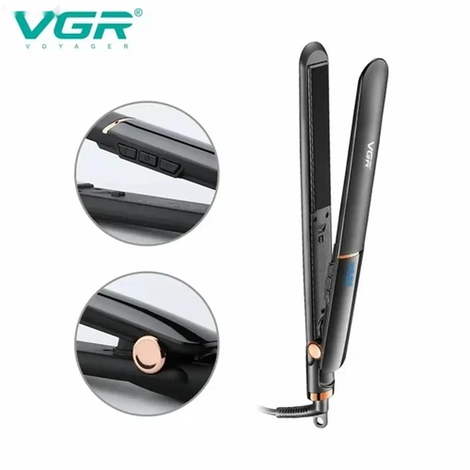 Утюжок барои рост кардани мо муй VGR V-515 Professional — фото 5