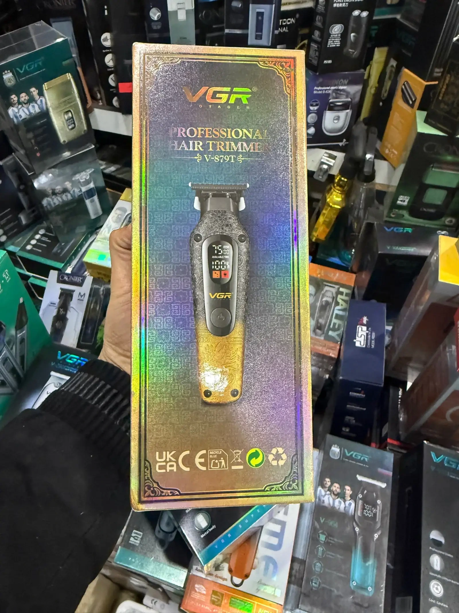 Мошинкаи ришгирӣ ва мӯйсаргирии касбии VGR V-879T — фото 3