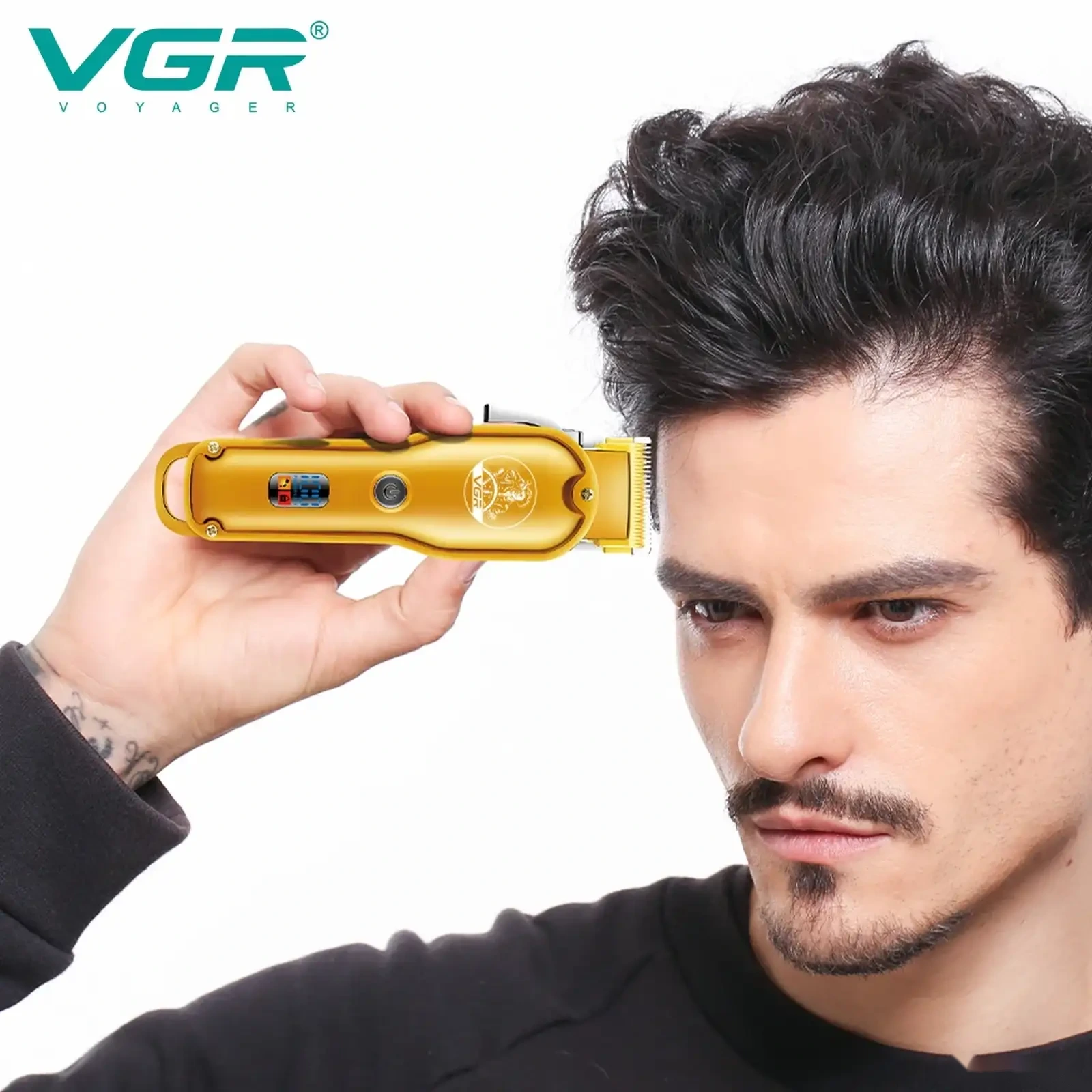 Машинка барои сочгирӣ VGR V-650 Сифати касбӣ ва тарҳи боҳашамат — фото 2