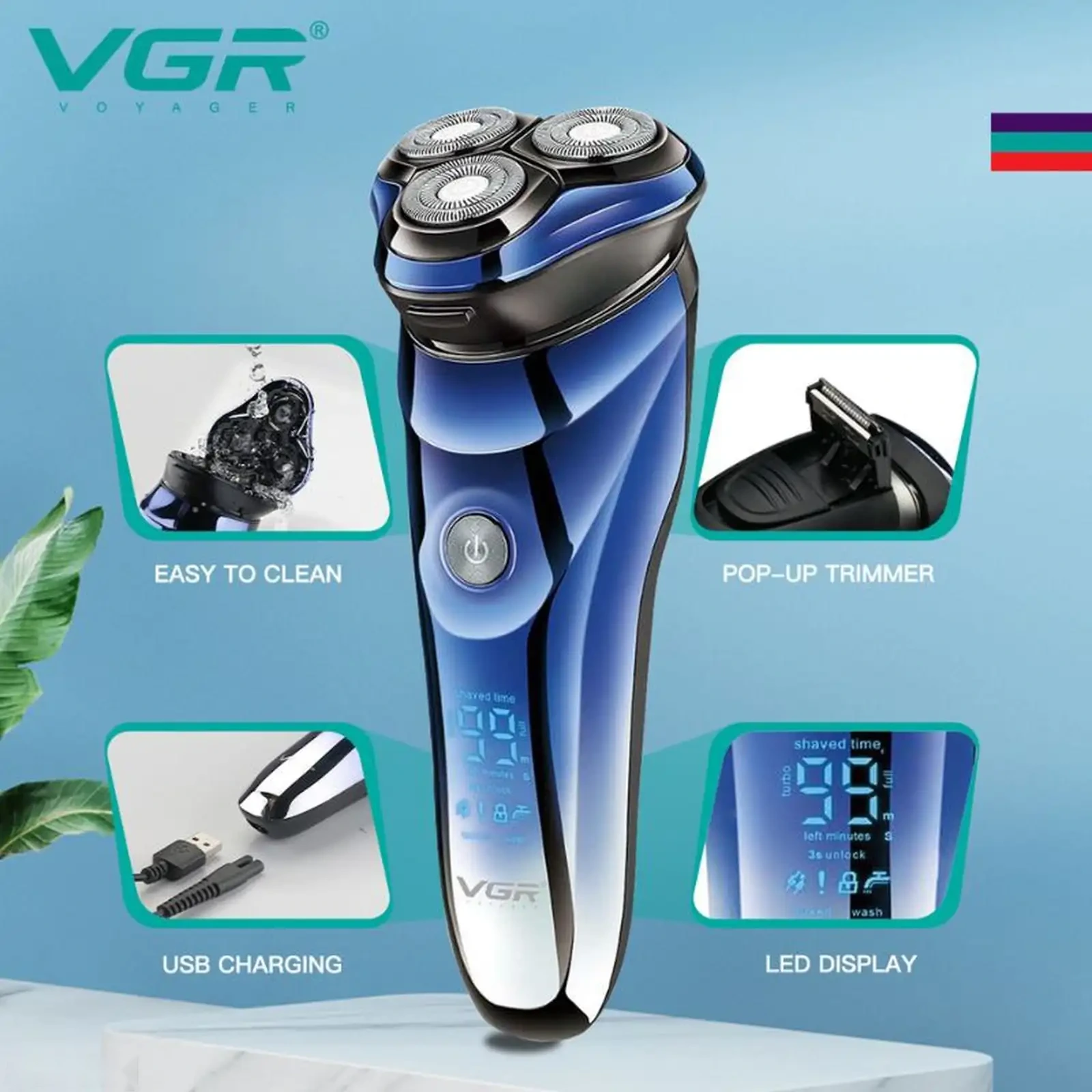 Риштарошаки касбии VGR V-305 Сифати олӣ ва тарҳи замонавӣ — фото 3