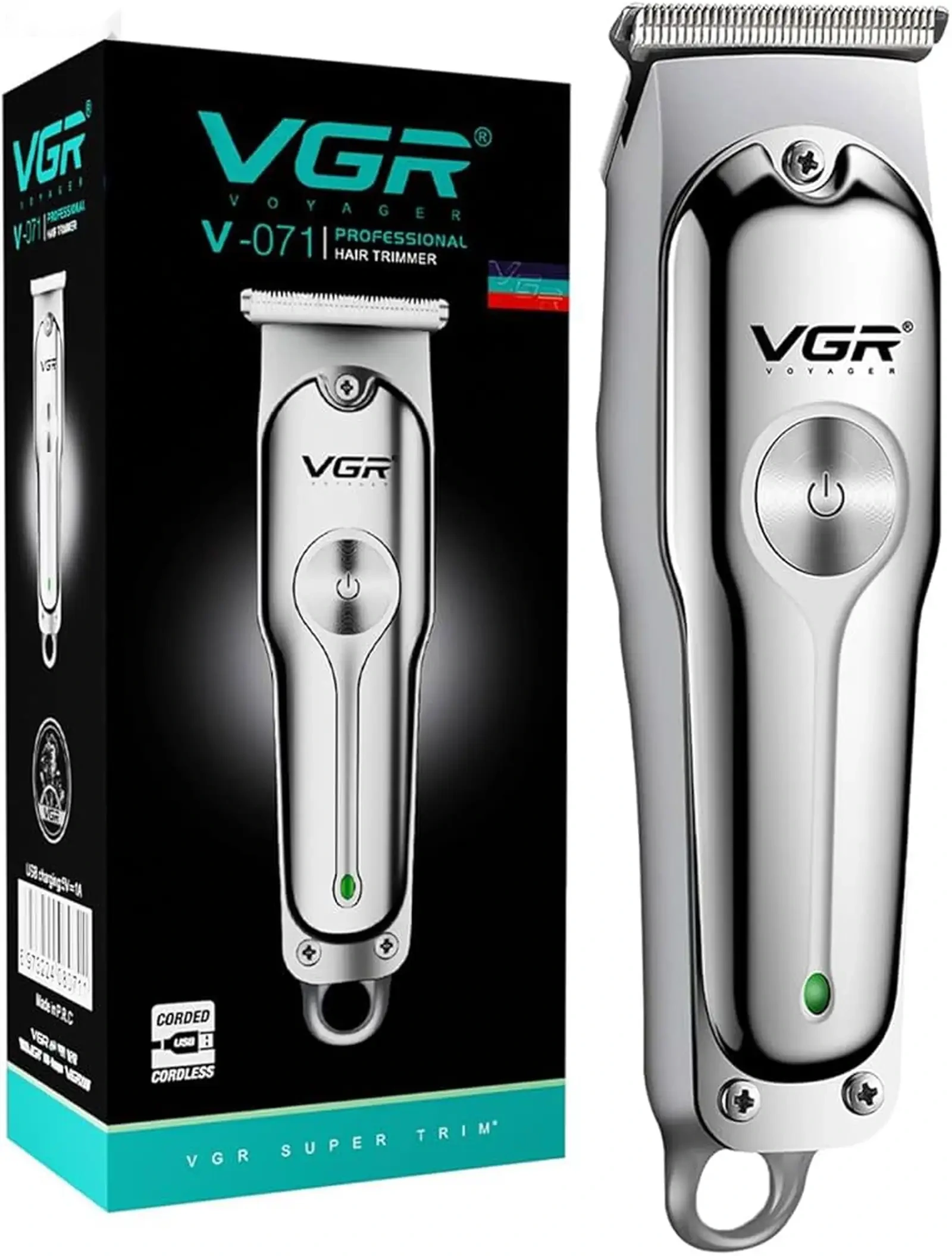 Мошинкаи мӯйсартарошӣ VGR V-071 интихоби профессионалҳо — фото 4
