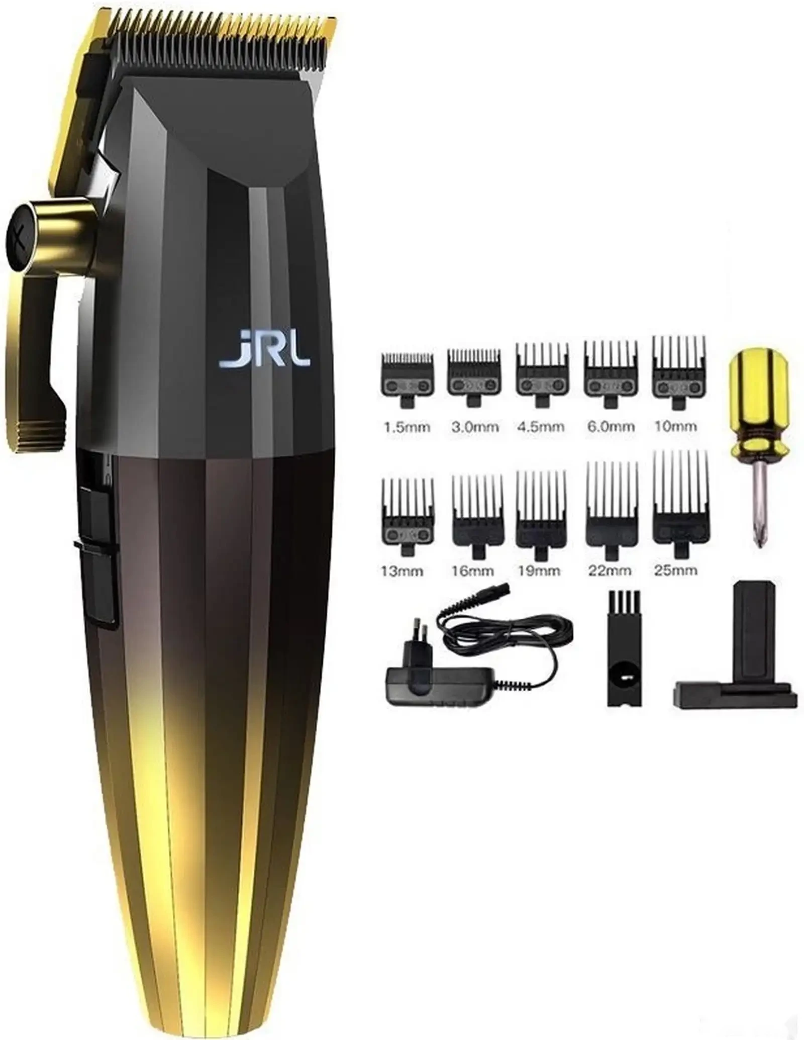 Машинкаи сочтарошии касбии JRL FreshFade 2020C Gold Интихоби рақами 1-и барбер — фото 5