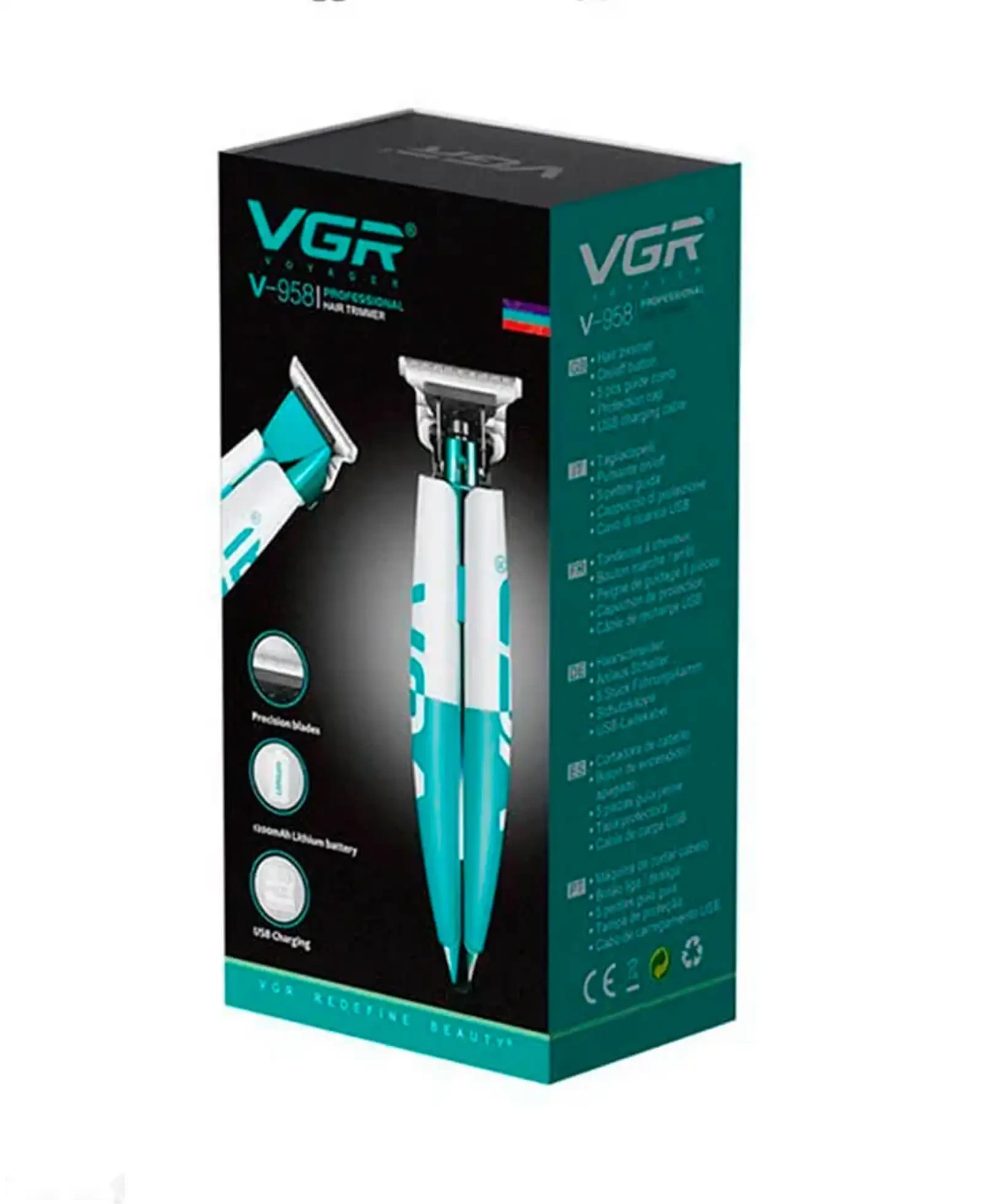 Триммери касбии VGR V-958 Барои ислоҳи риш ва мӯй — фото 5