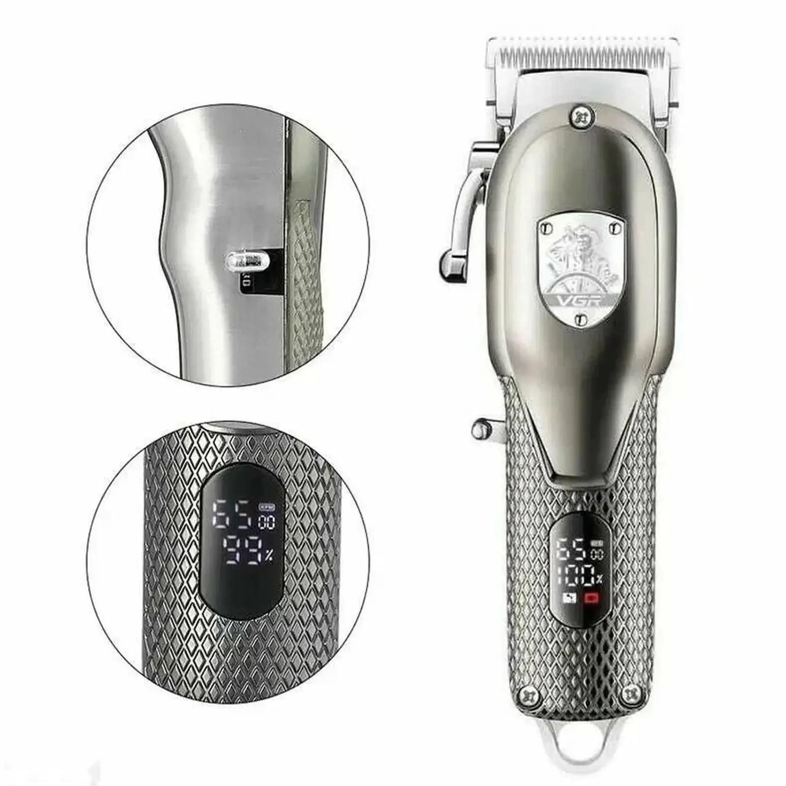 Машинка барои мӯйсартарошӣ VGR V-276 Professional Clipper Original — фото 3