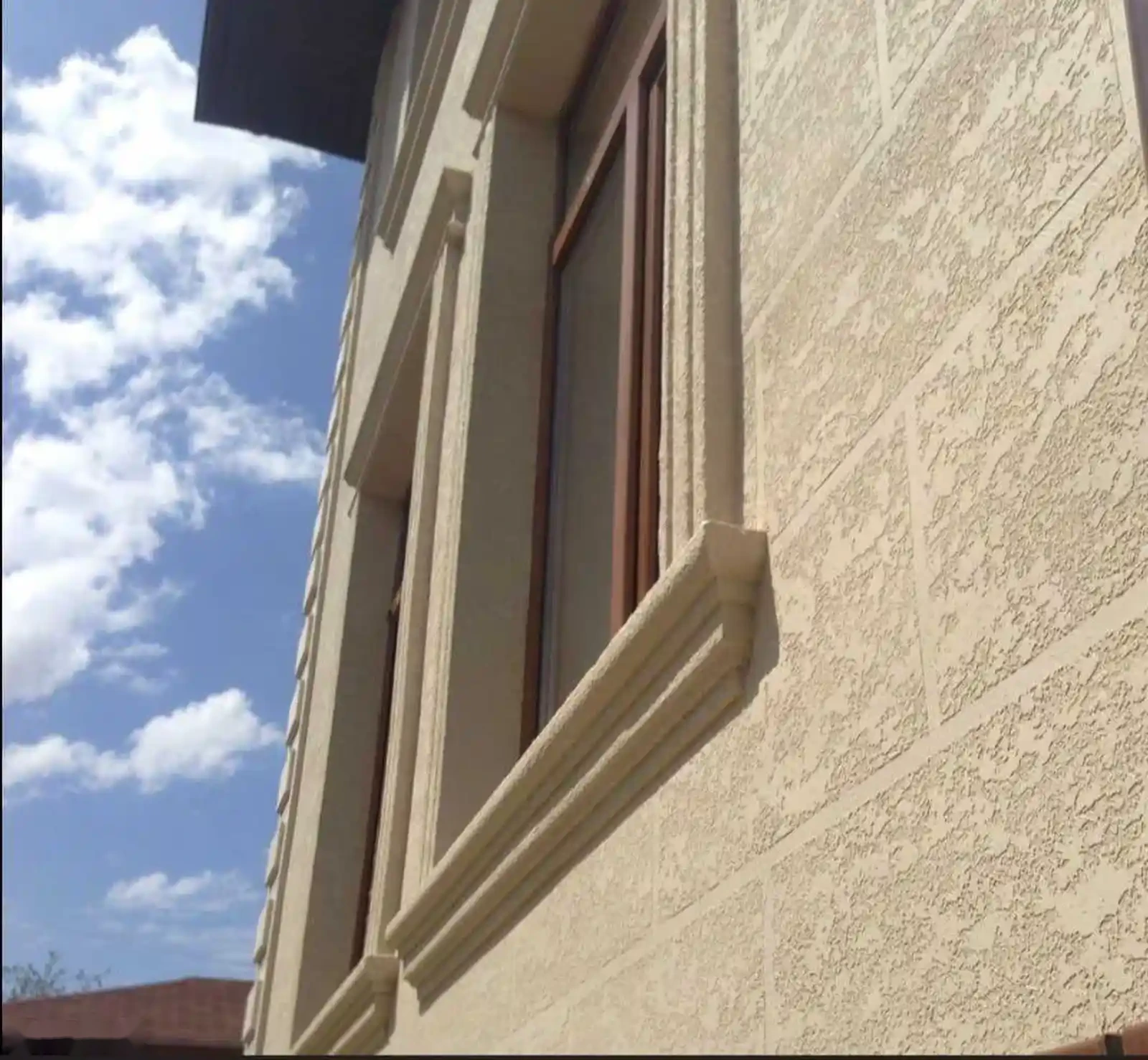 Декоративная шуба и травертин — фото 5