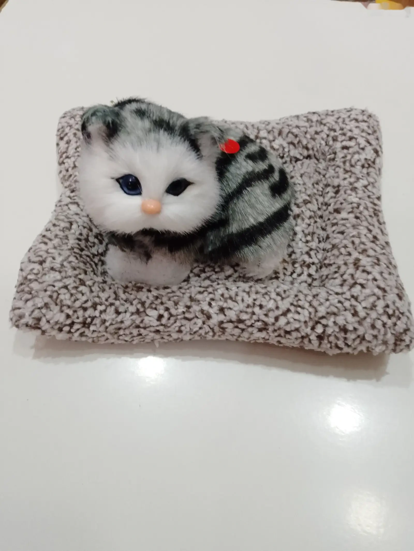 Котик в подушечке игрушка со звуком — фото 2