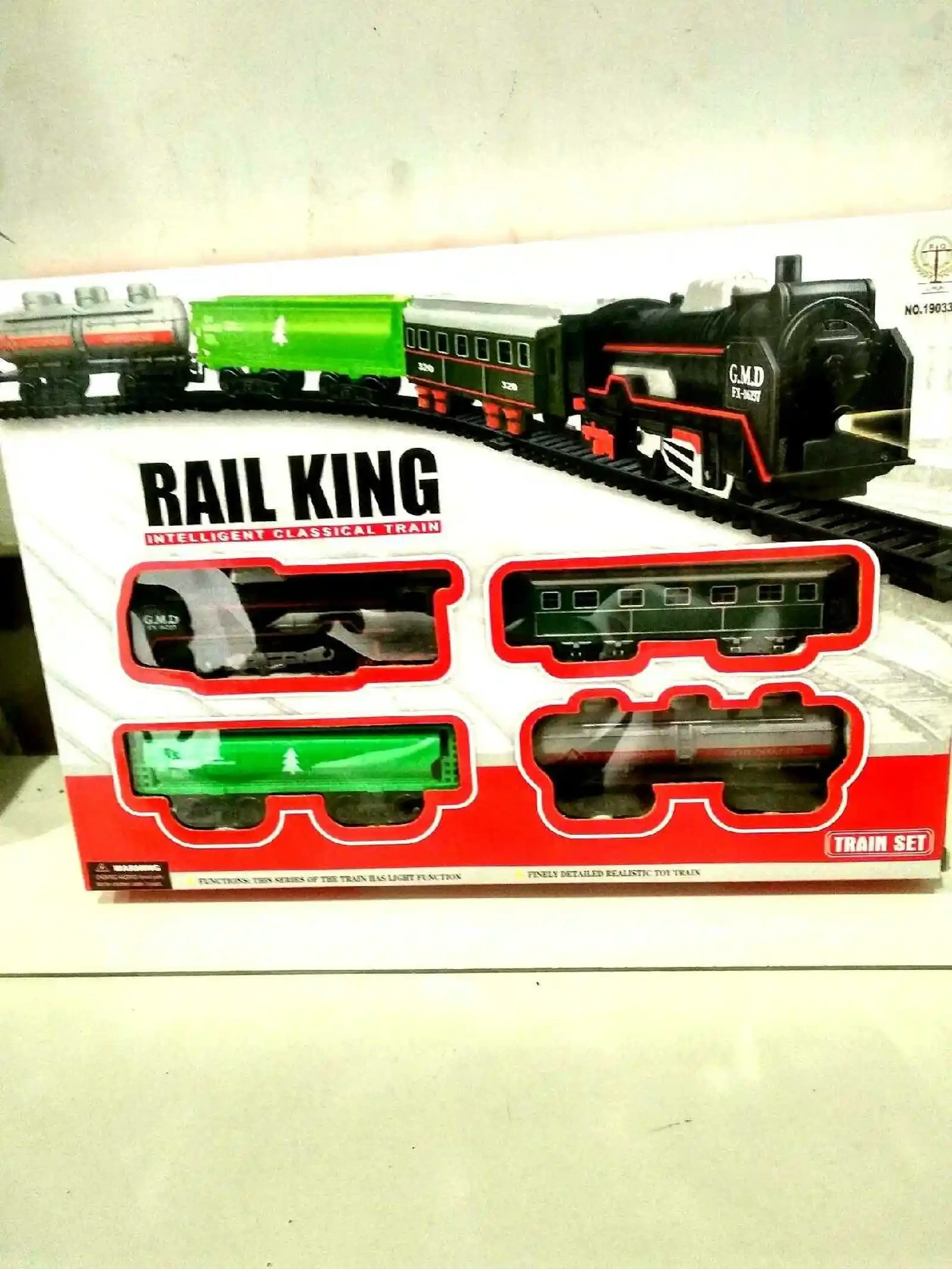 Поезд игрушечний rail king — фото 2