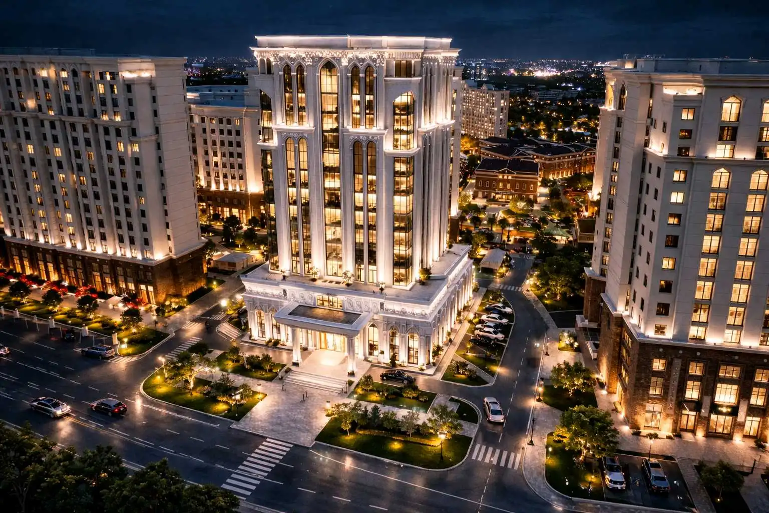 2-к квартира, 13 этаж, 76 м², Фирдавси