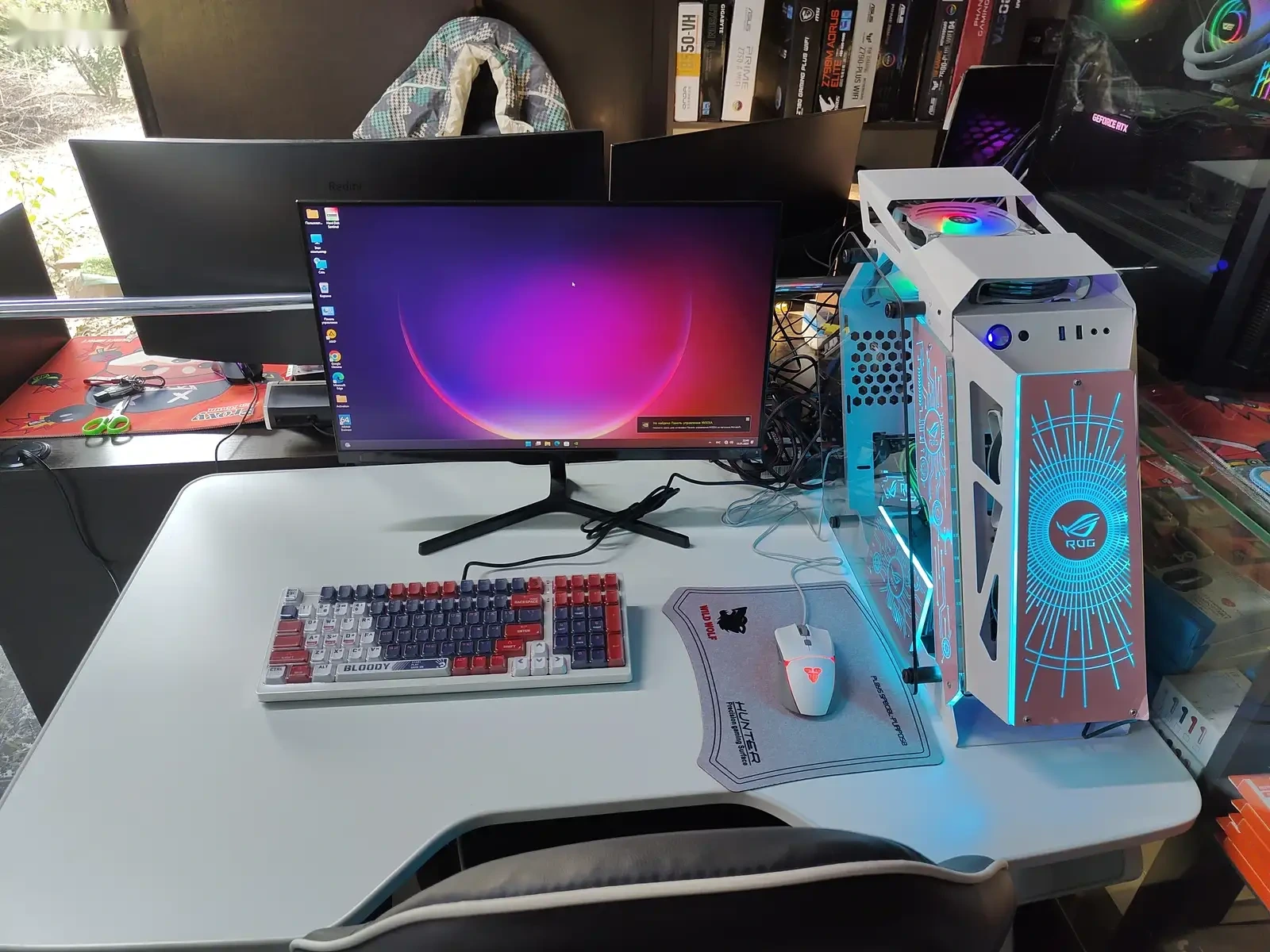 Игровой Персональный Компьютер Asus ROg White Core i5 VGA 6GB для CS-GO2 — фото 3