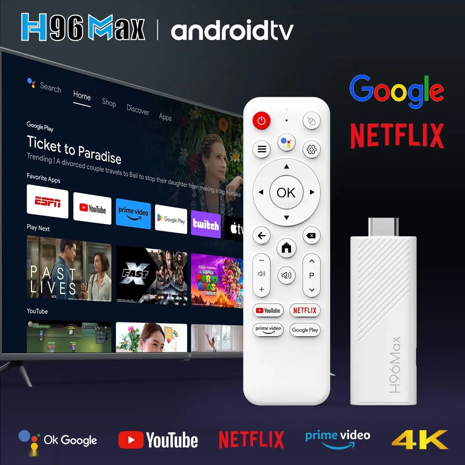 Приставка GoogleTV H96Max — фото 5