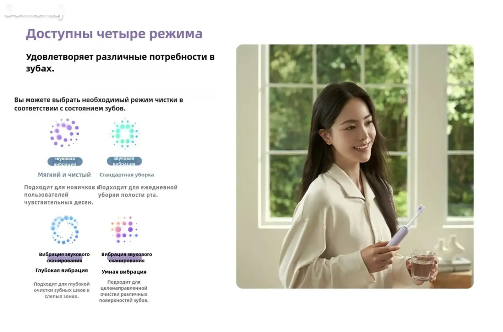 Электрическая зубная щетка Xiaomi Mijia Electric Sonic Vibrating Toothbrush Pro — фото 9