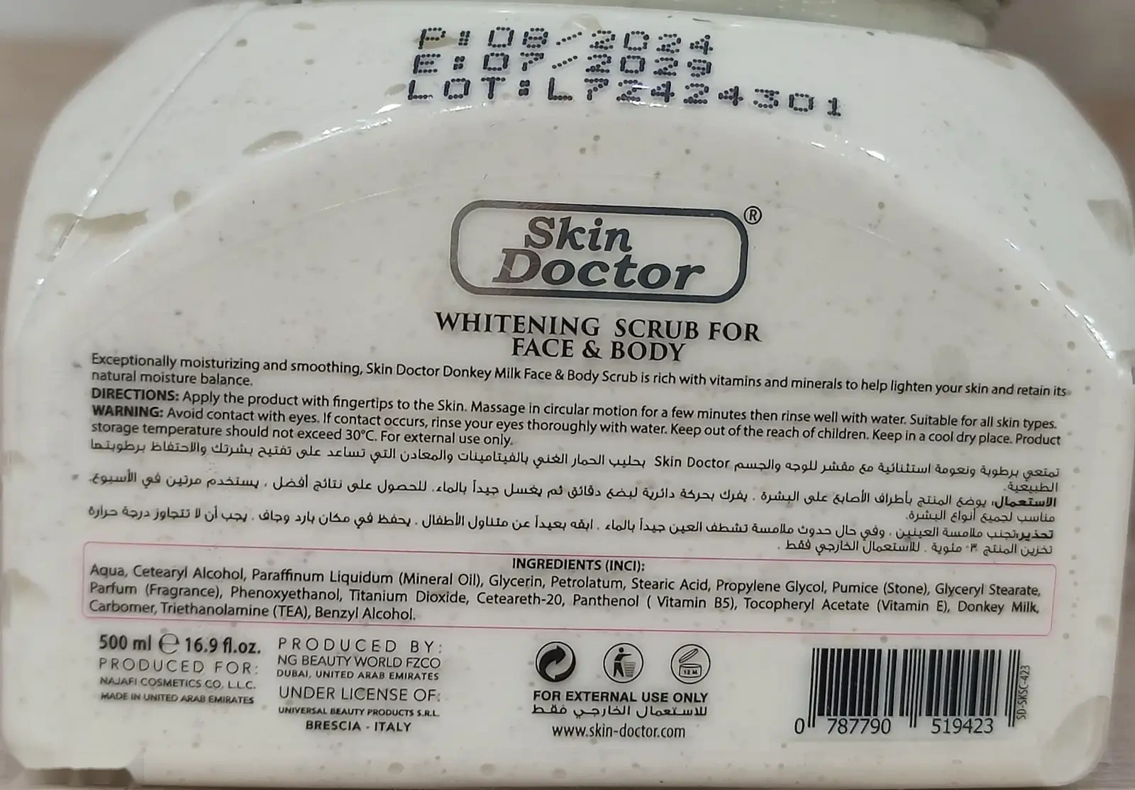 Скраб из Ослиного Молока Skin Doctor — фото 7