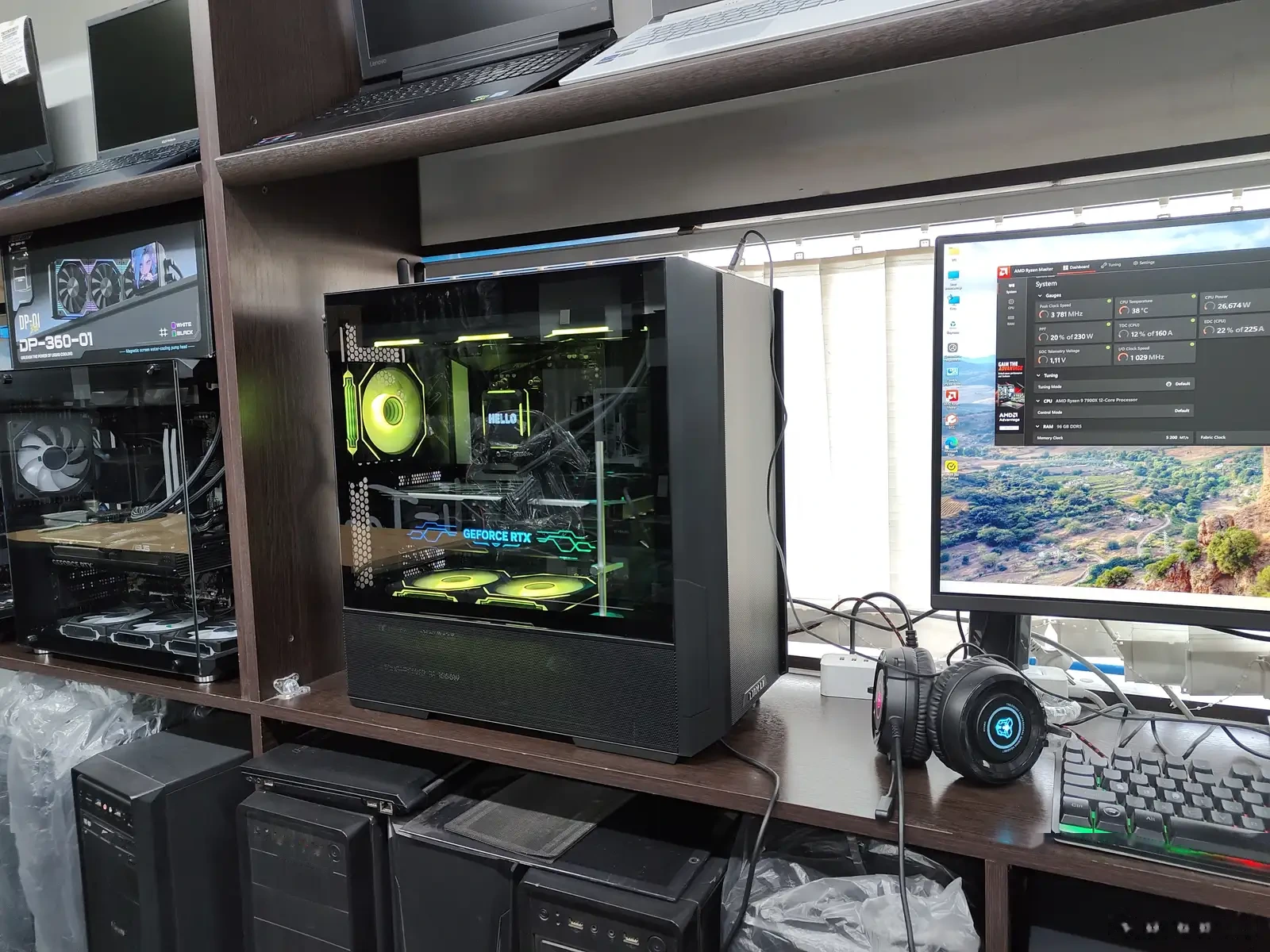 Персональный компьютер Lian-li AMD RYZEN 9-7900X RAM 32GB/RTX5080 16GB — фото 5