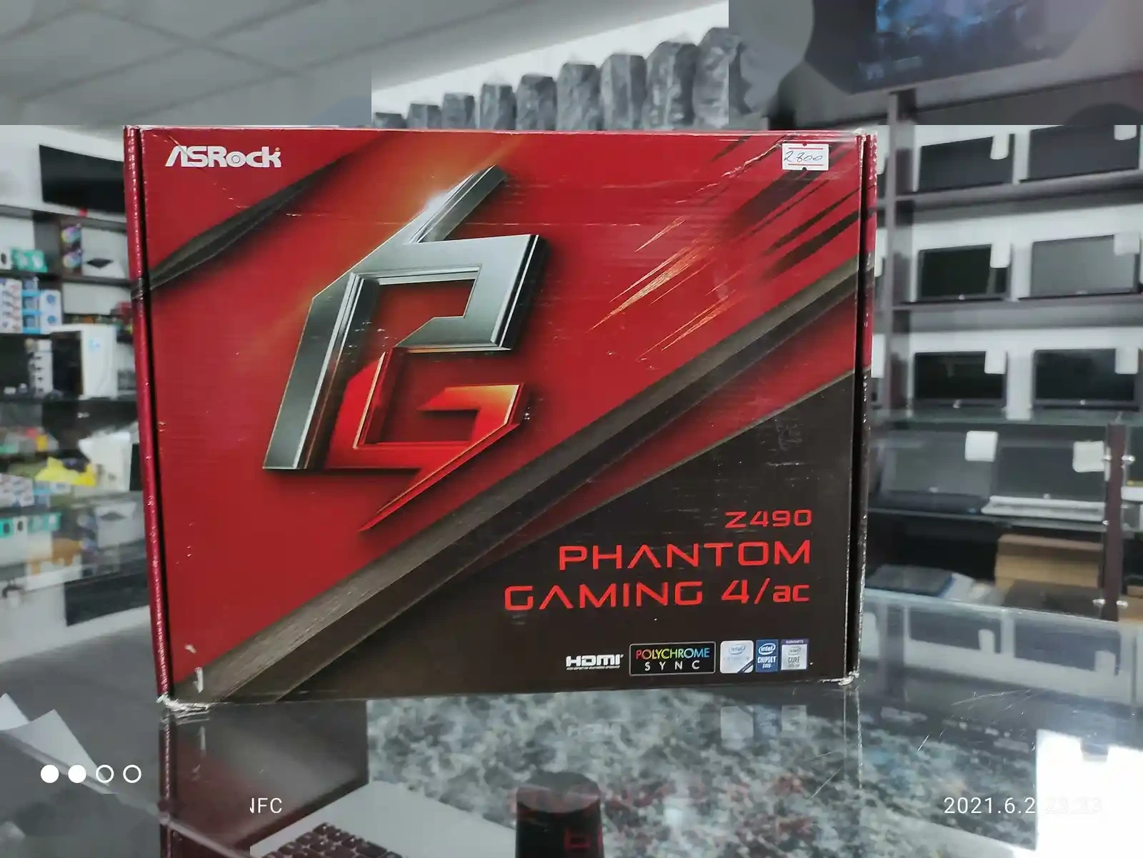 Материнская плата Asrock Z490 Phantom Gaming 4