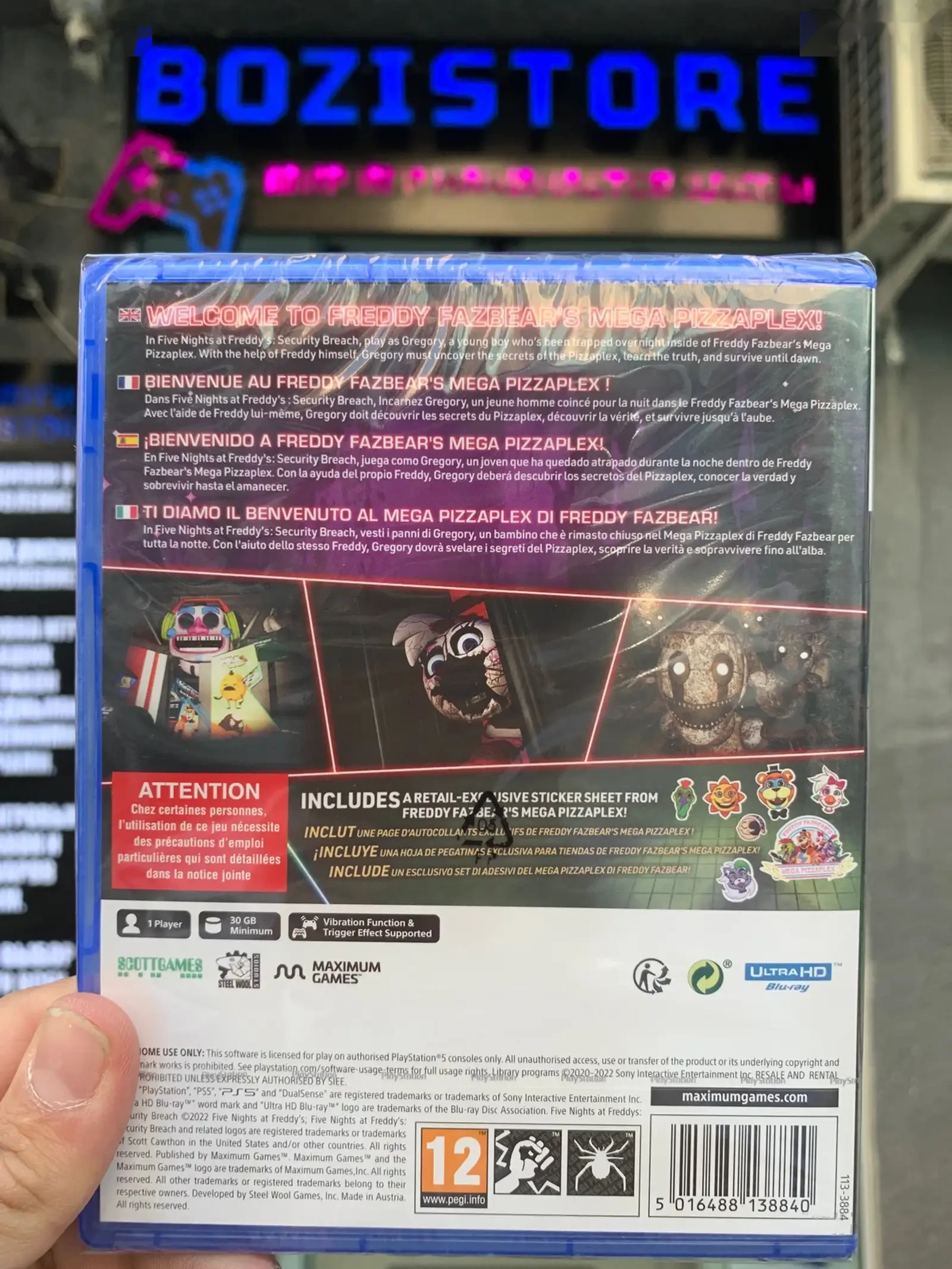 Диск Five Nights at Freddys Security Breach для PlayStation 5 — фото 2