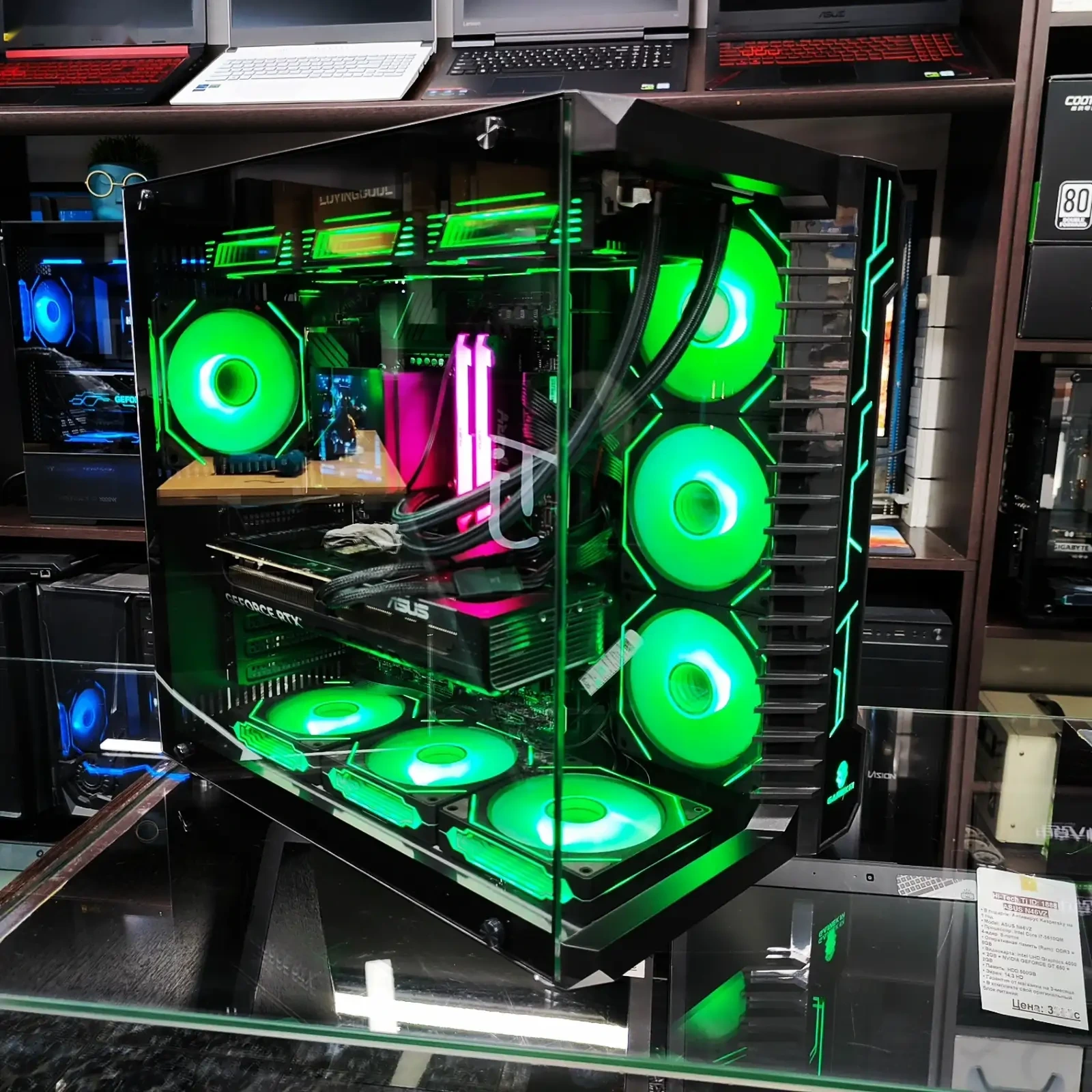 Игровой Мощный Компьютер TRON ARES Core i9-14900Kf 64Gb ssd 512gb Asus Rtx 5070 — фото 6