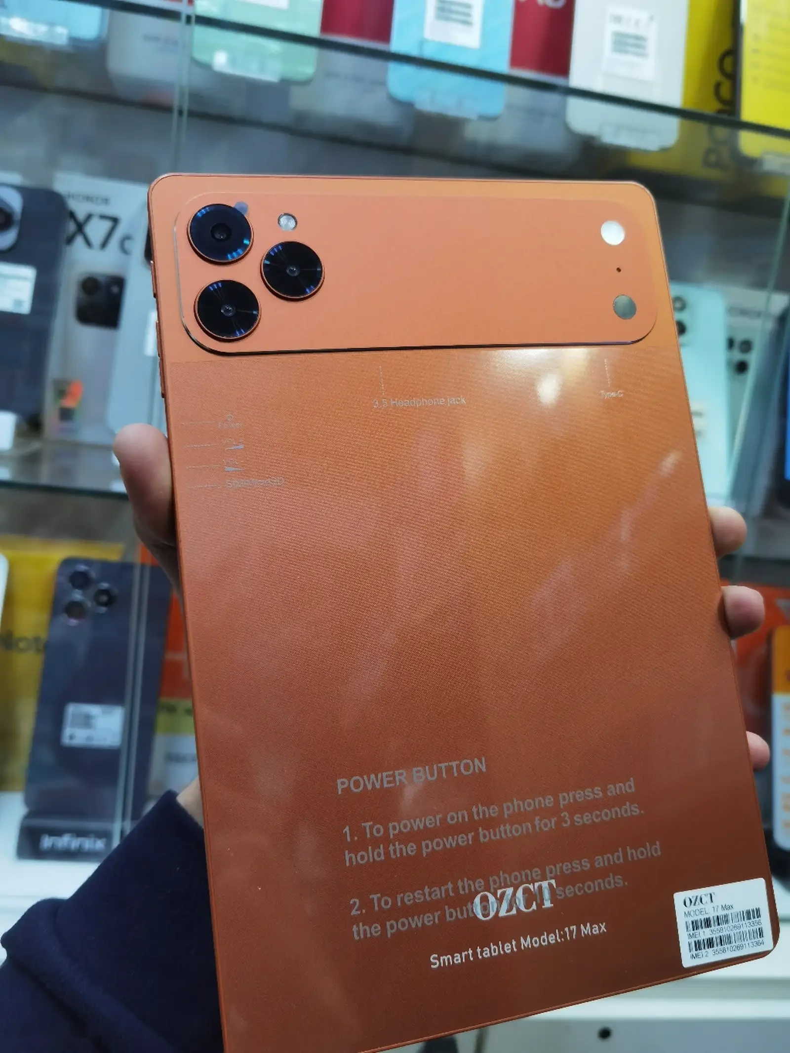 Планшет OZCT 17Pro max 16/1T 10000Мач — фото 2