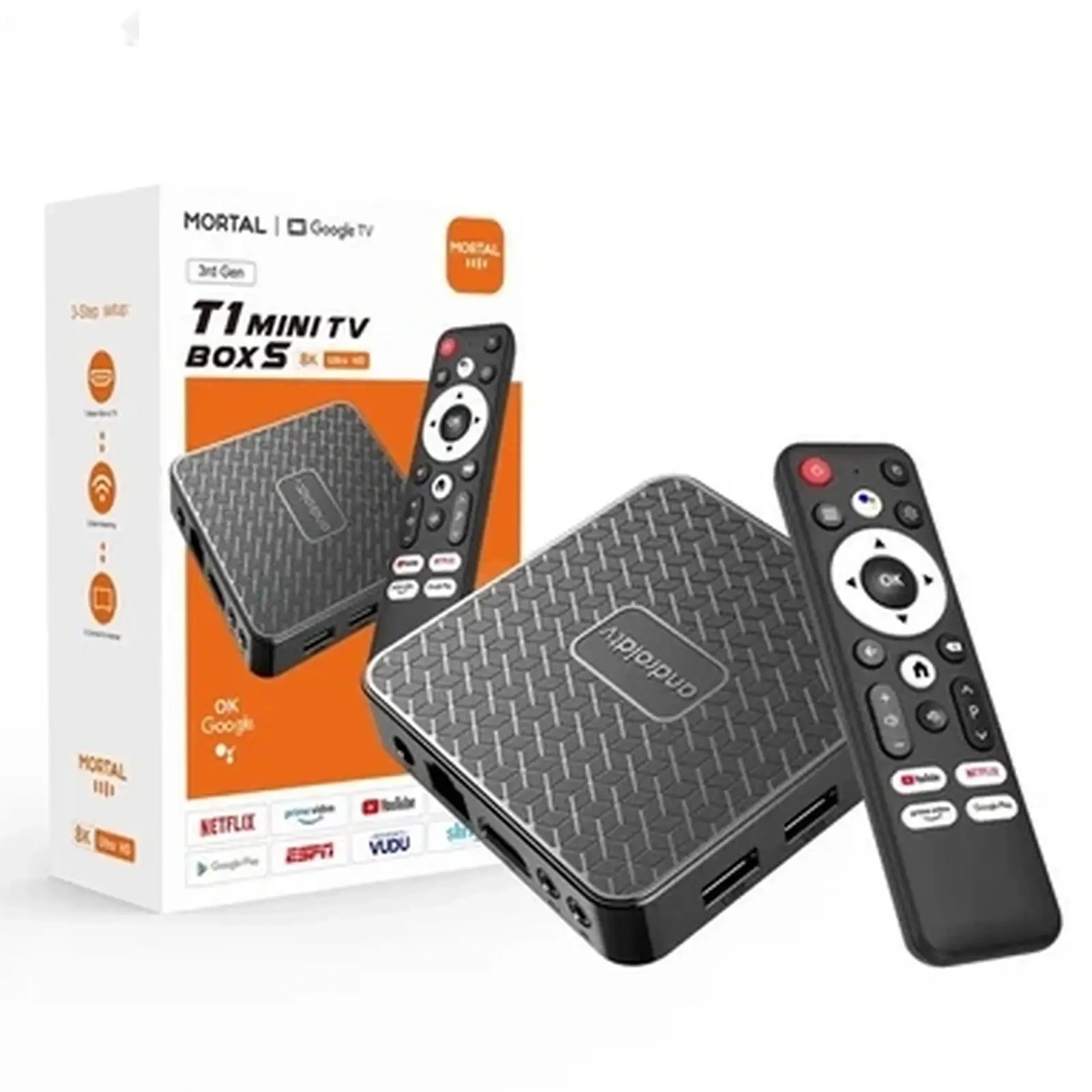 ТВ приставка Mortal T1 Mini TV Box S — фото 2