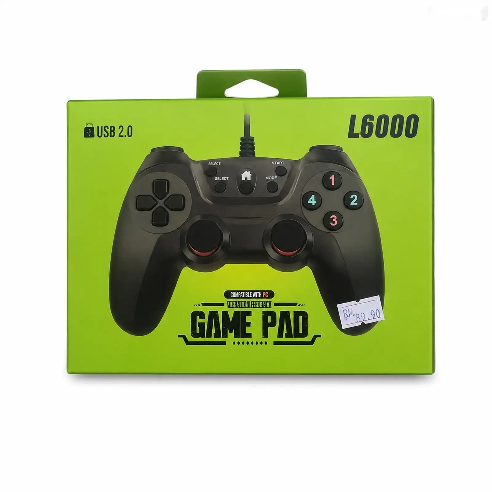 Проводные джойстики L6000 USB 2.0 Wired Gamepad Controller — фото 2