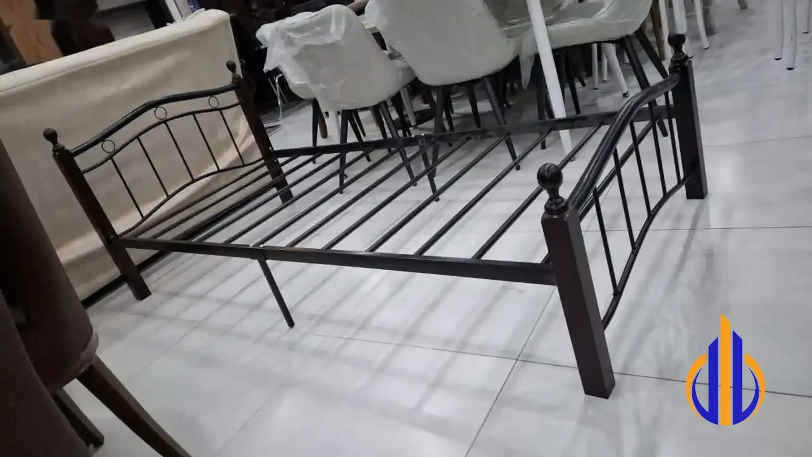 Кровать металлическая 2м х 0.90м