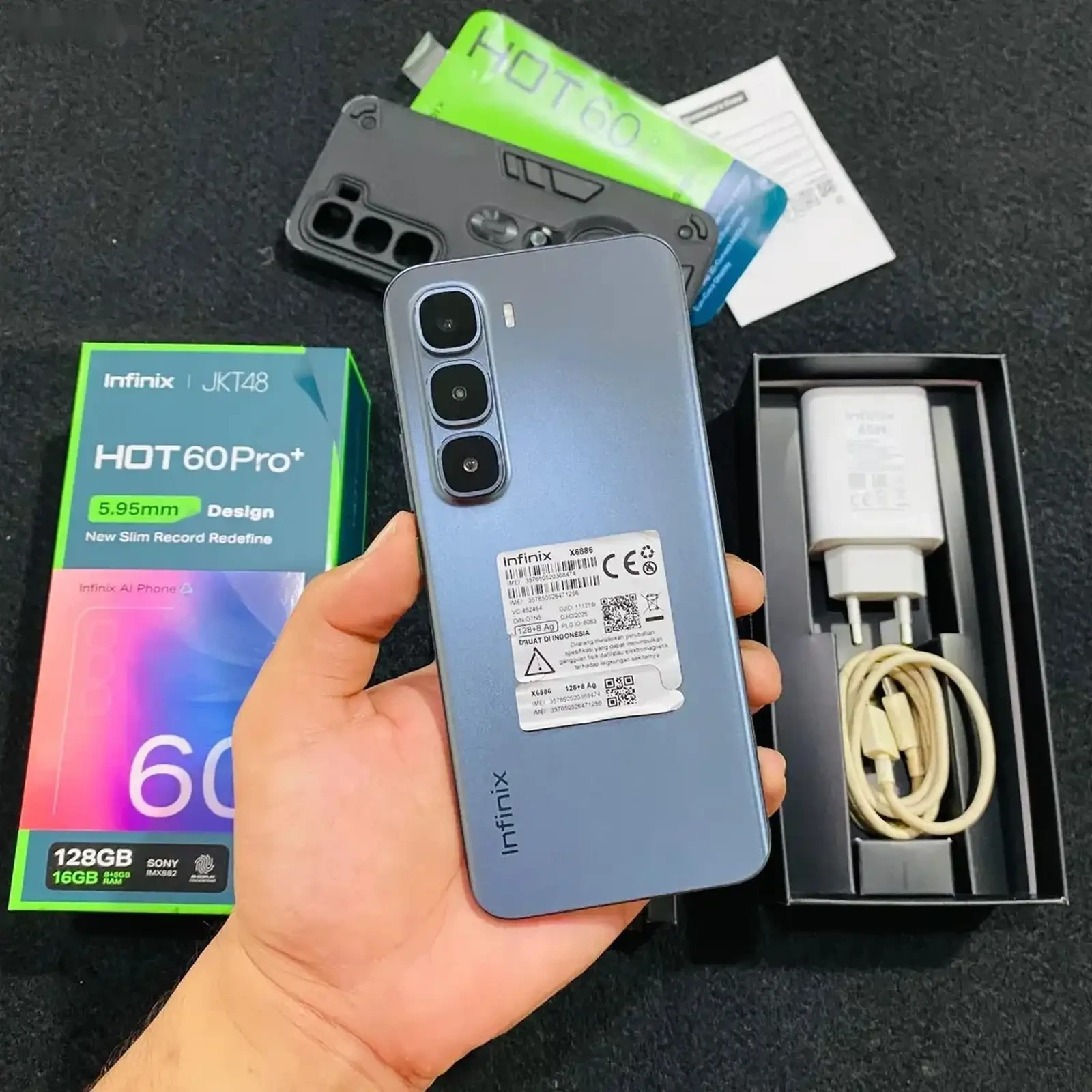 Infinix Hot 60 pro 16/256Gb Green 5160мач — фото 2